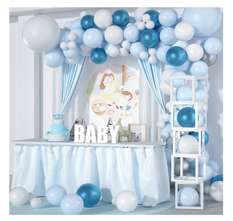 Balloon Garland Kit - Blue (104pc) - Image 3