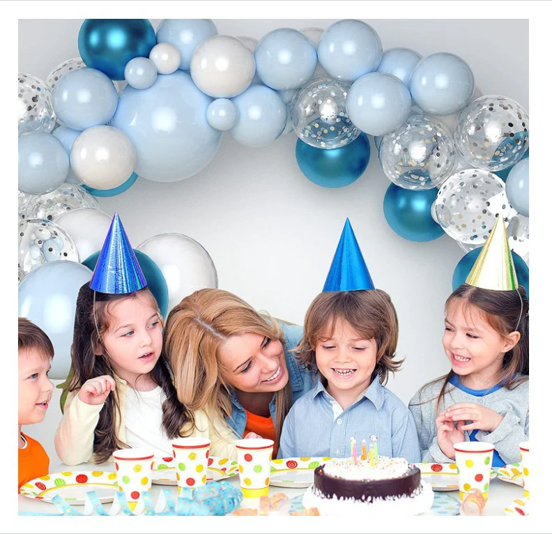 Balloon Garland Kit - Blue (104pc) - Image 4