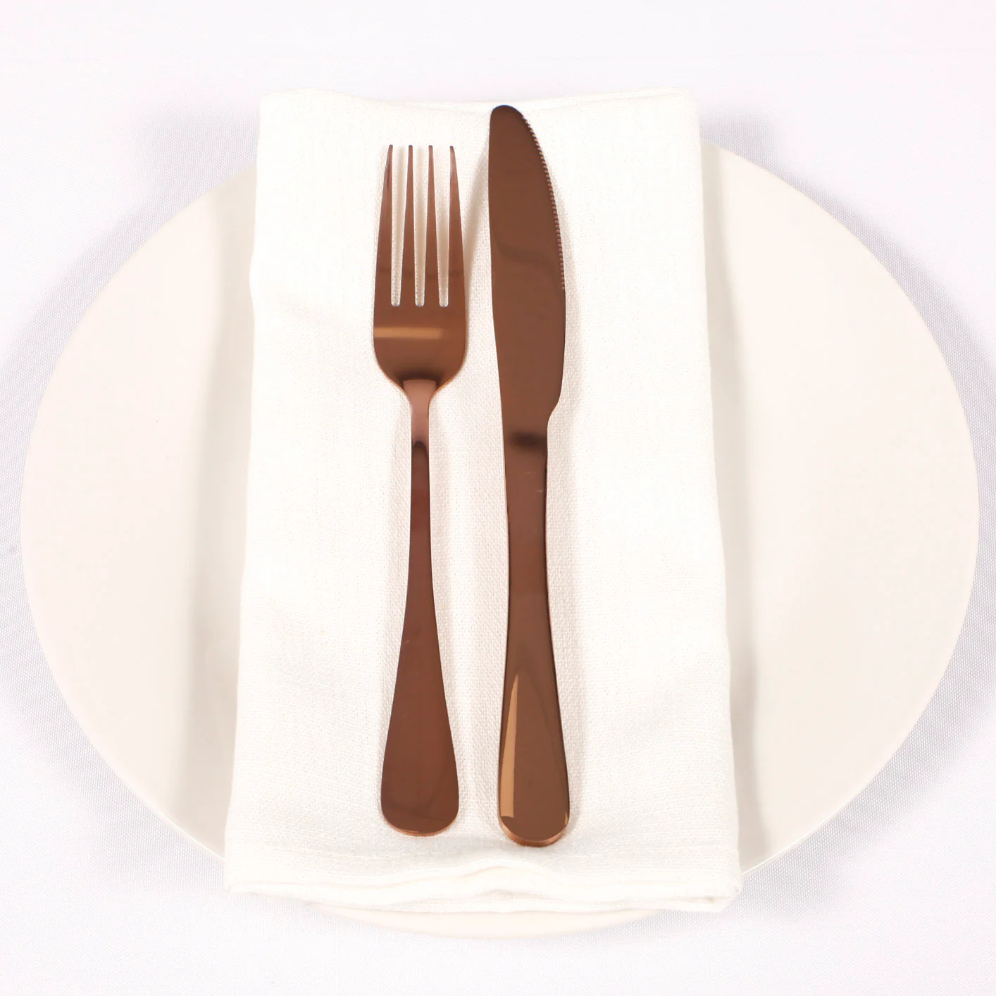 Cutlery Set - Knife & Fork - Rose Gold (2pc) - Image 3