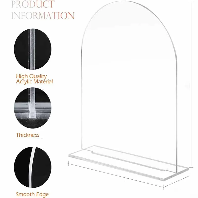 Acrylic Sign - Clear (35cm) - Image 2