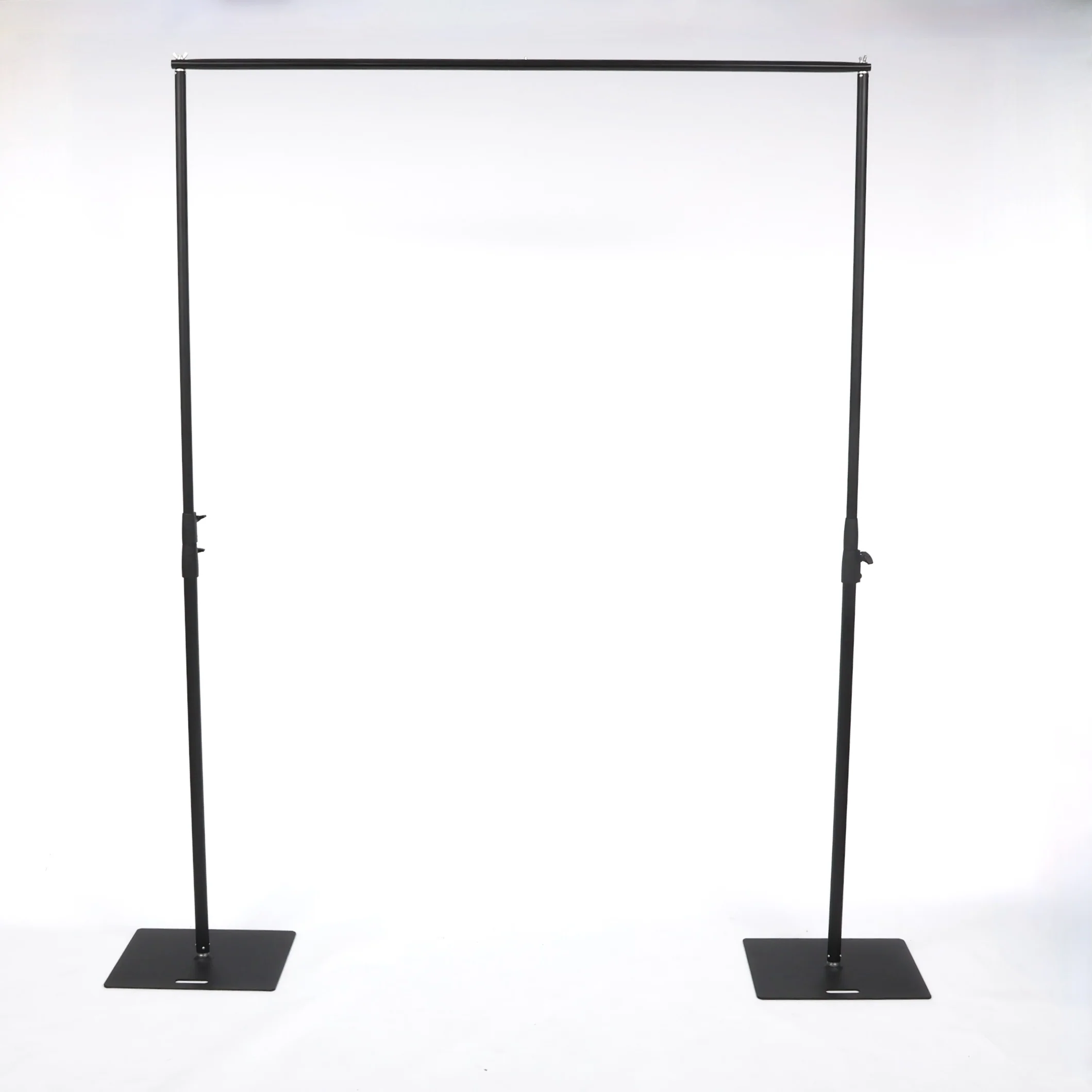 Adjustable Backdrop Stand With Steel Base - Black (3x3m) - Image 2