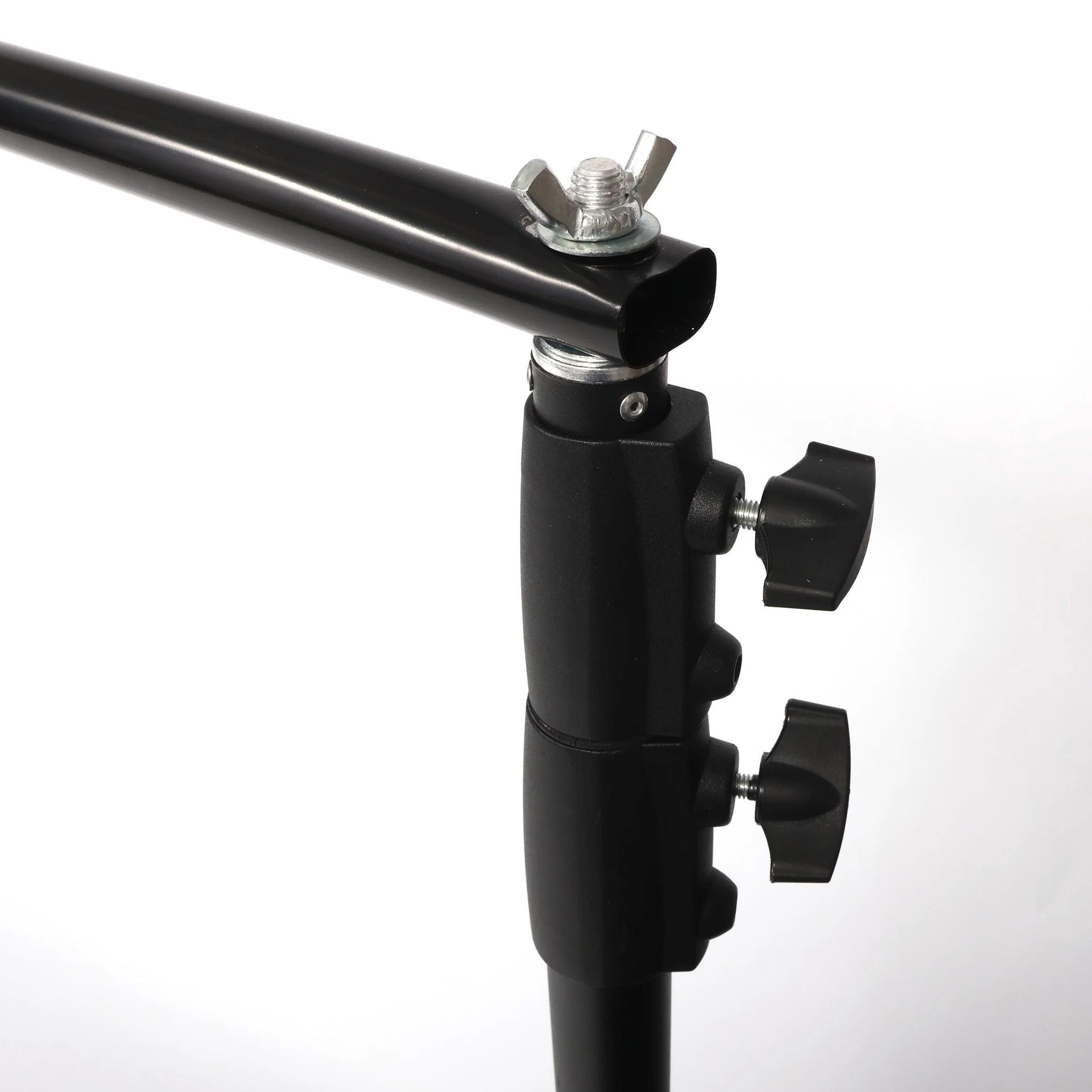 Adjustable Backdrop Stand With Steel Base - Black (3x3m) - Image 7