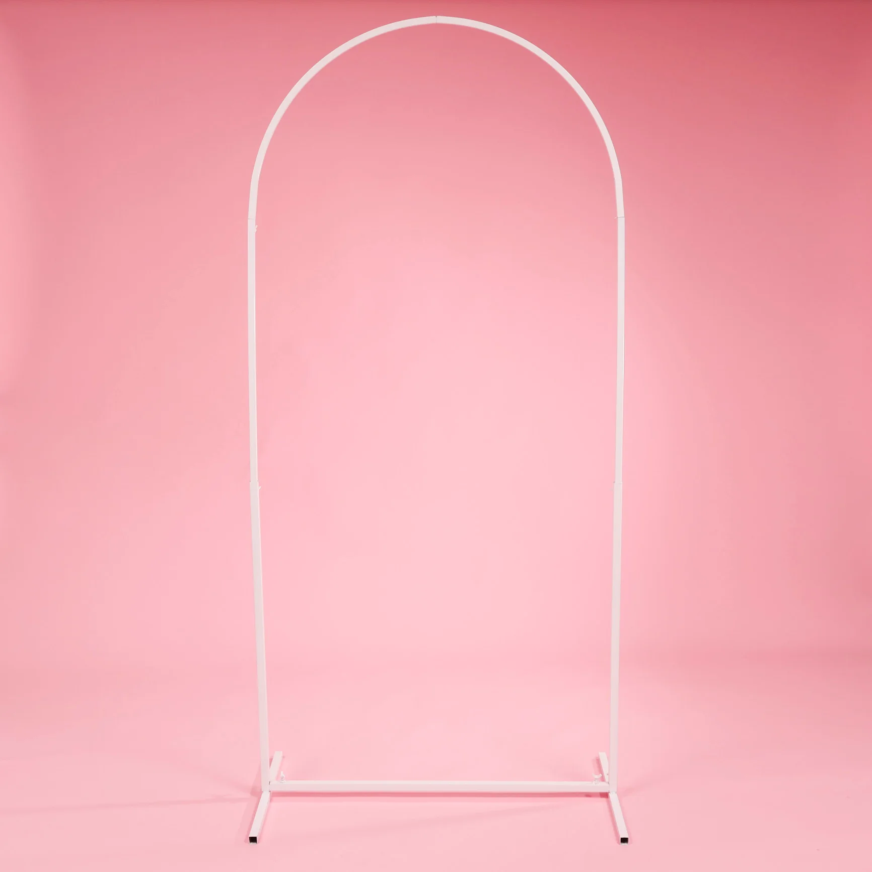 Arched Height Adjustable Freestanding Sign / Frame - White (90cm x 180cm)
