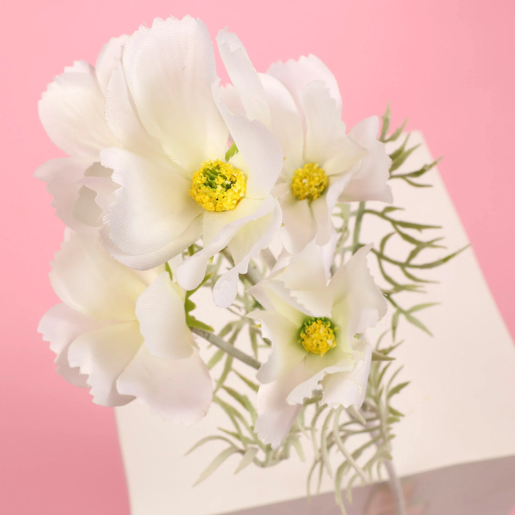 Artificial Cosmos Spray - White - Image 5