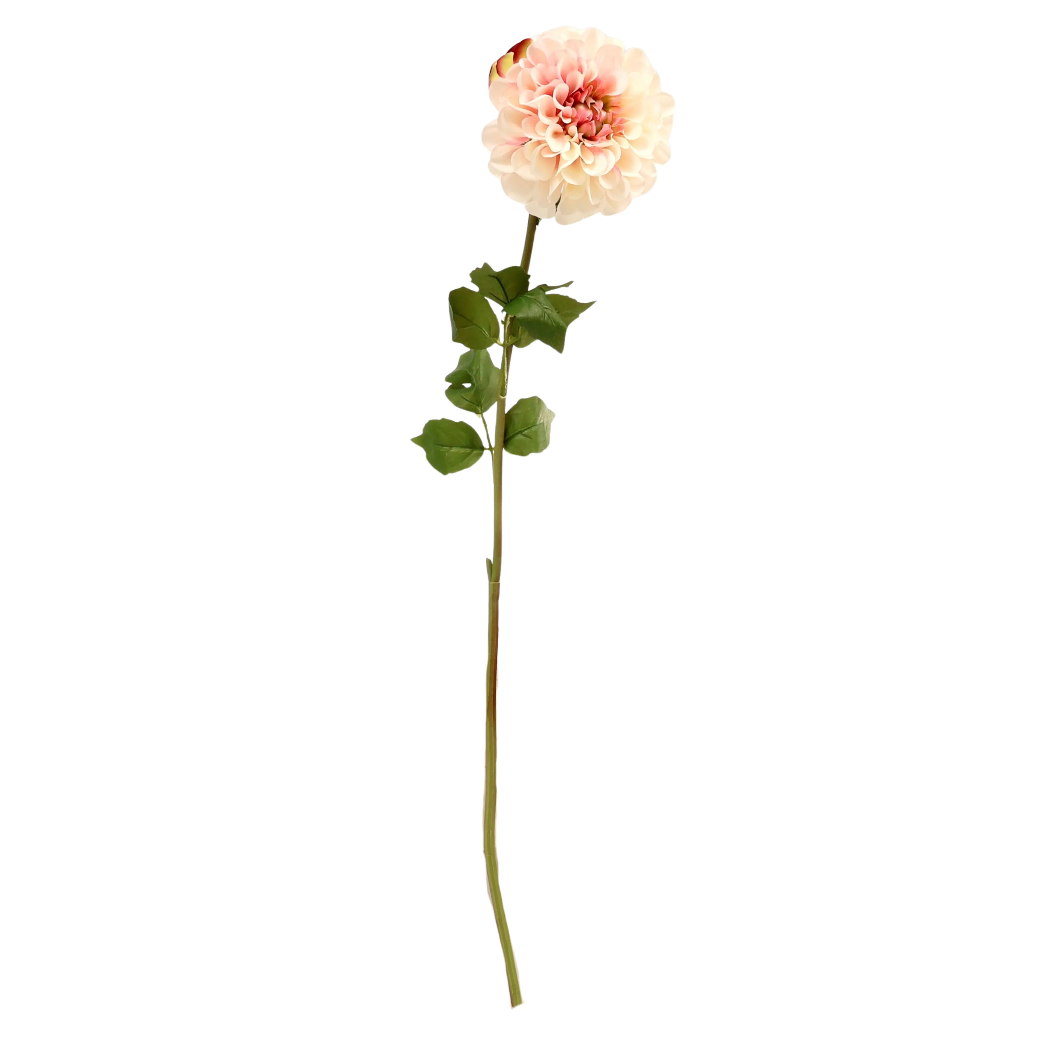 Artificial Dahlia Stem - Pink & Peach - Image 3