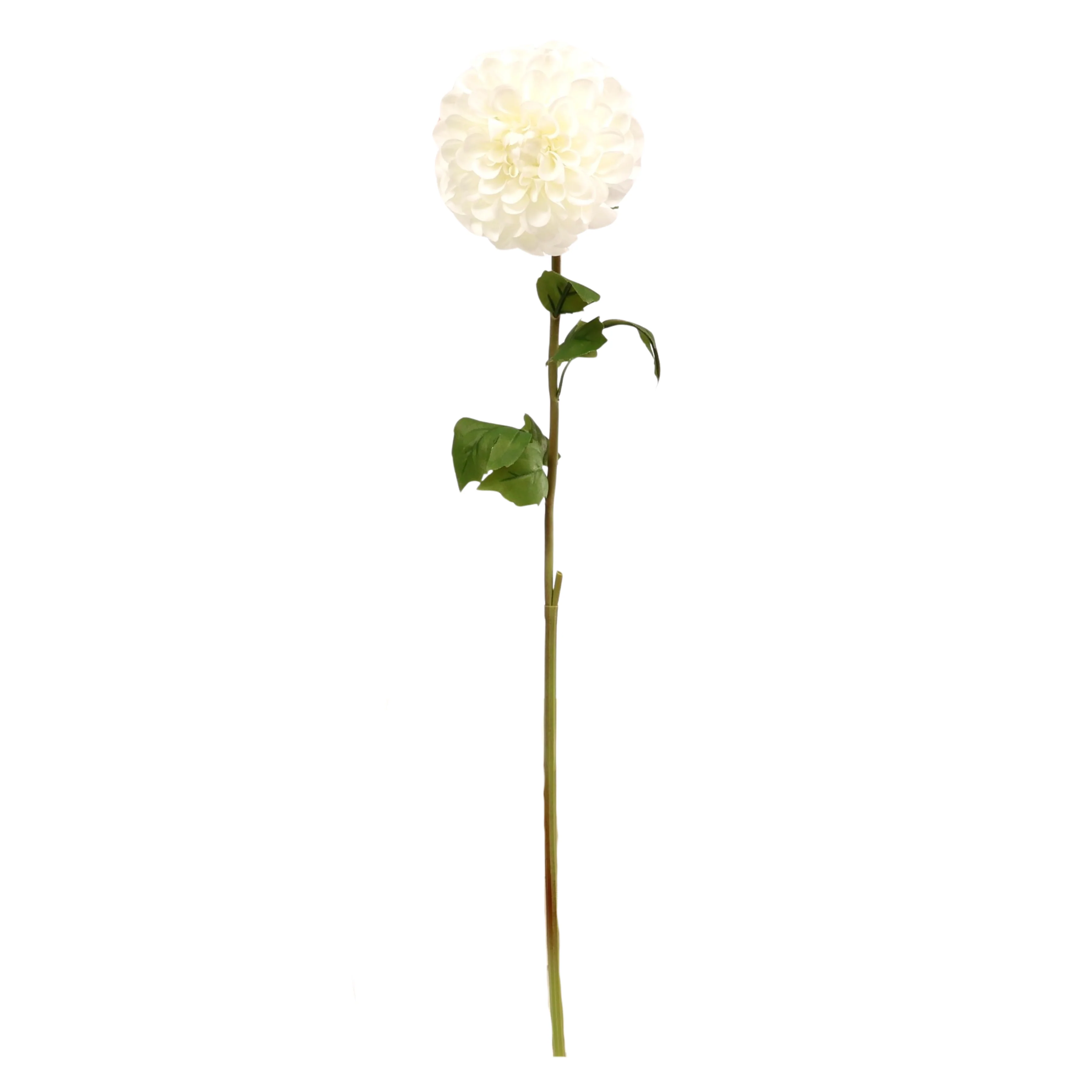 Artificial Dahlia Stem - White - Image 3