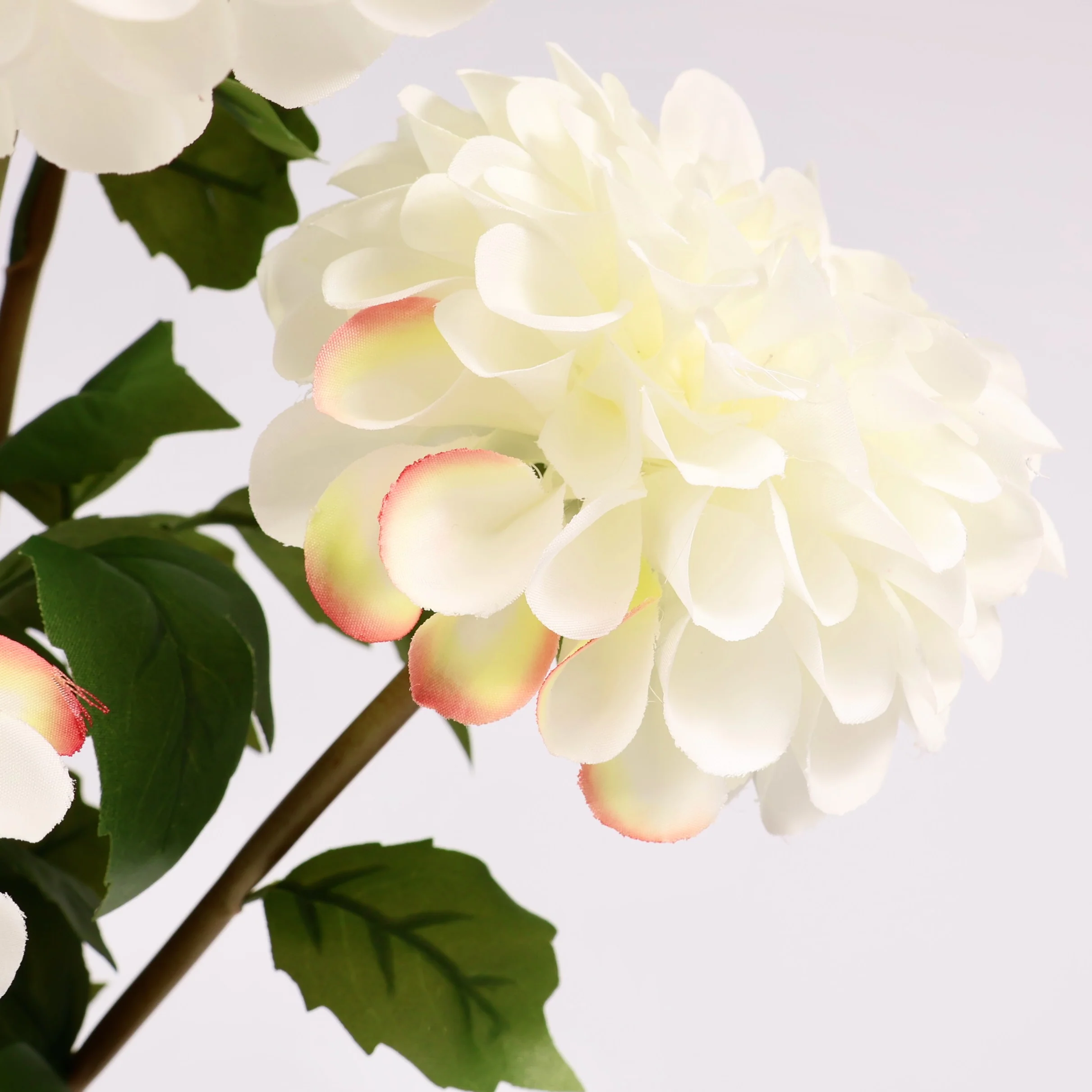 Artificial Dahlia Stem - White - Image 4