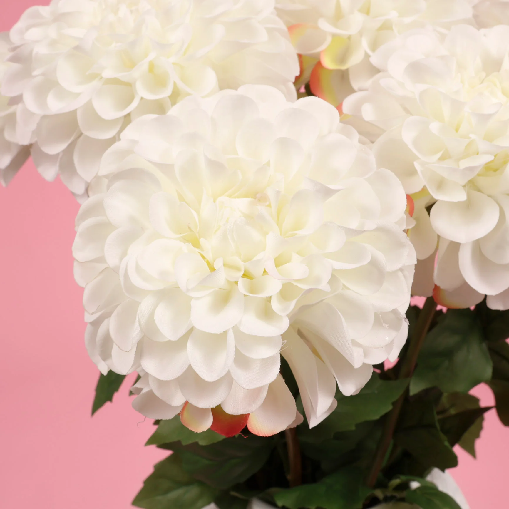 Artificial Dahlia Stem - White - Image 7