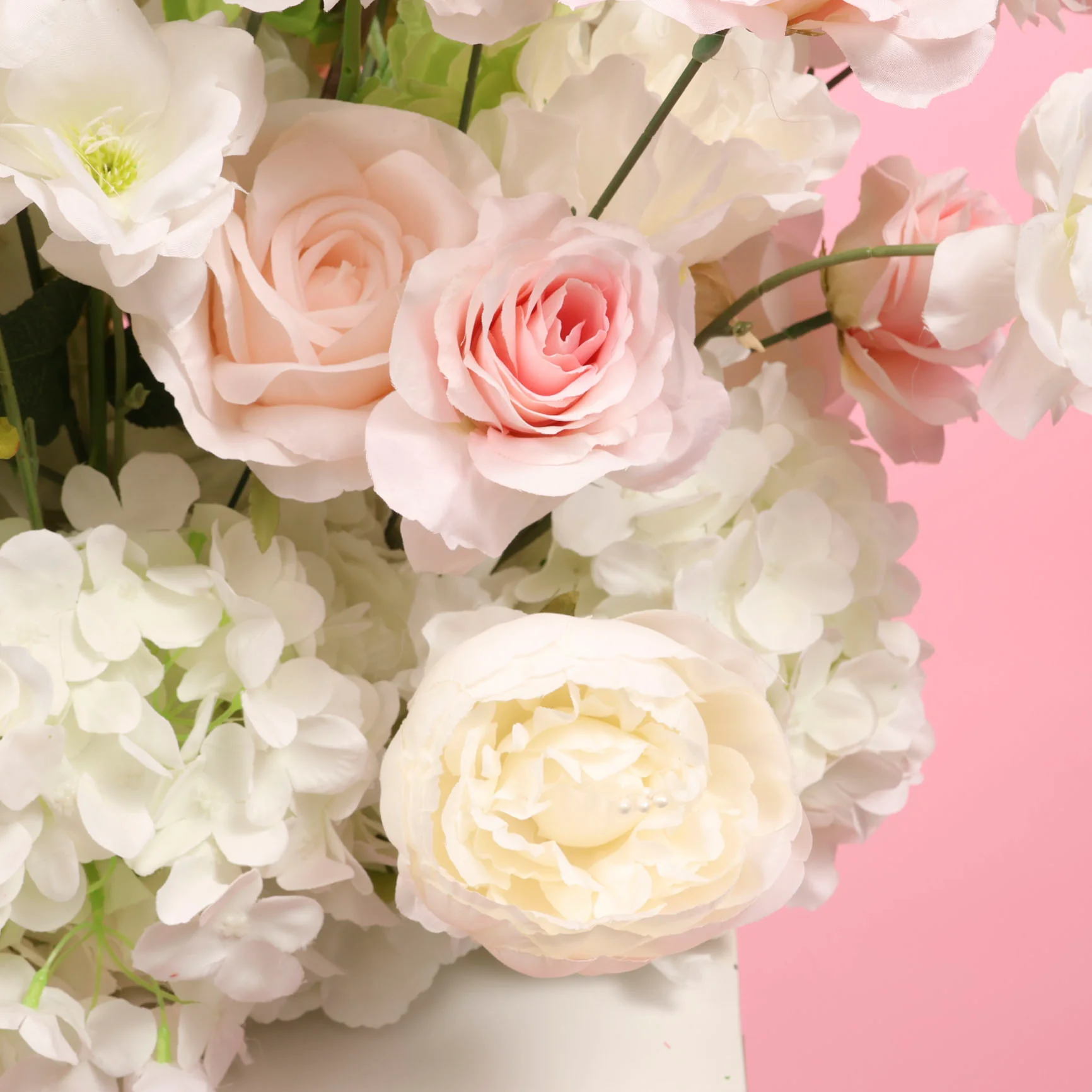 Artificial Flower Arrangement - Light Pink - Image 7