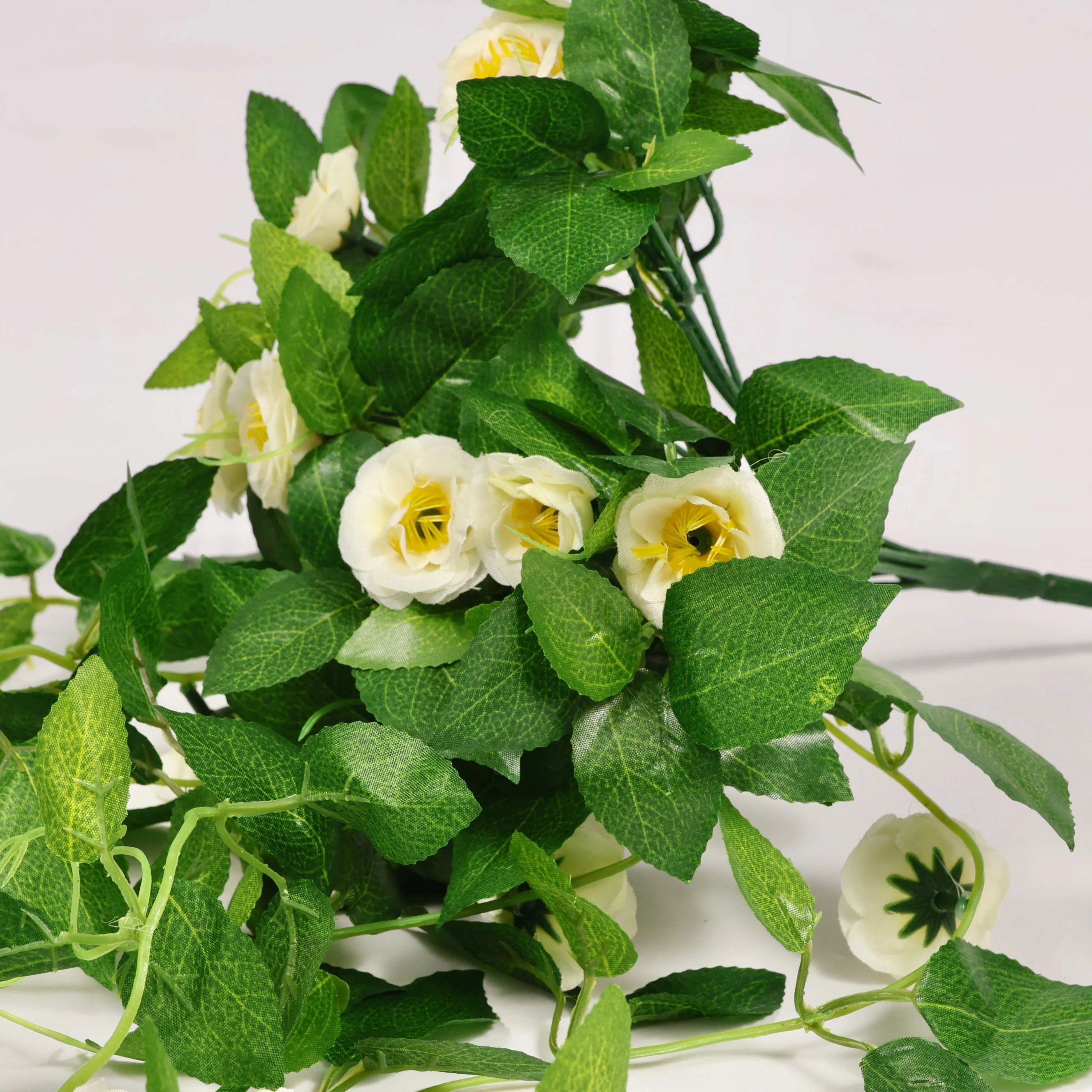 White Rose (3cm) Flower Waterfall Bouquet - 1m - Image 4