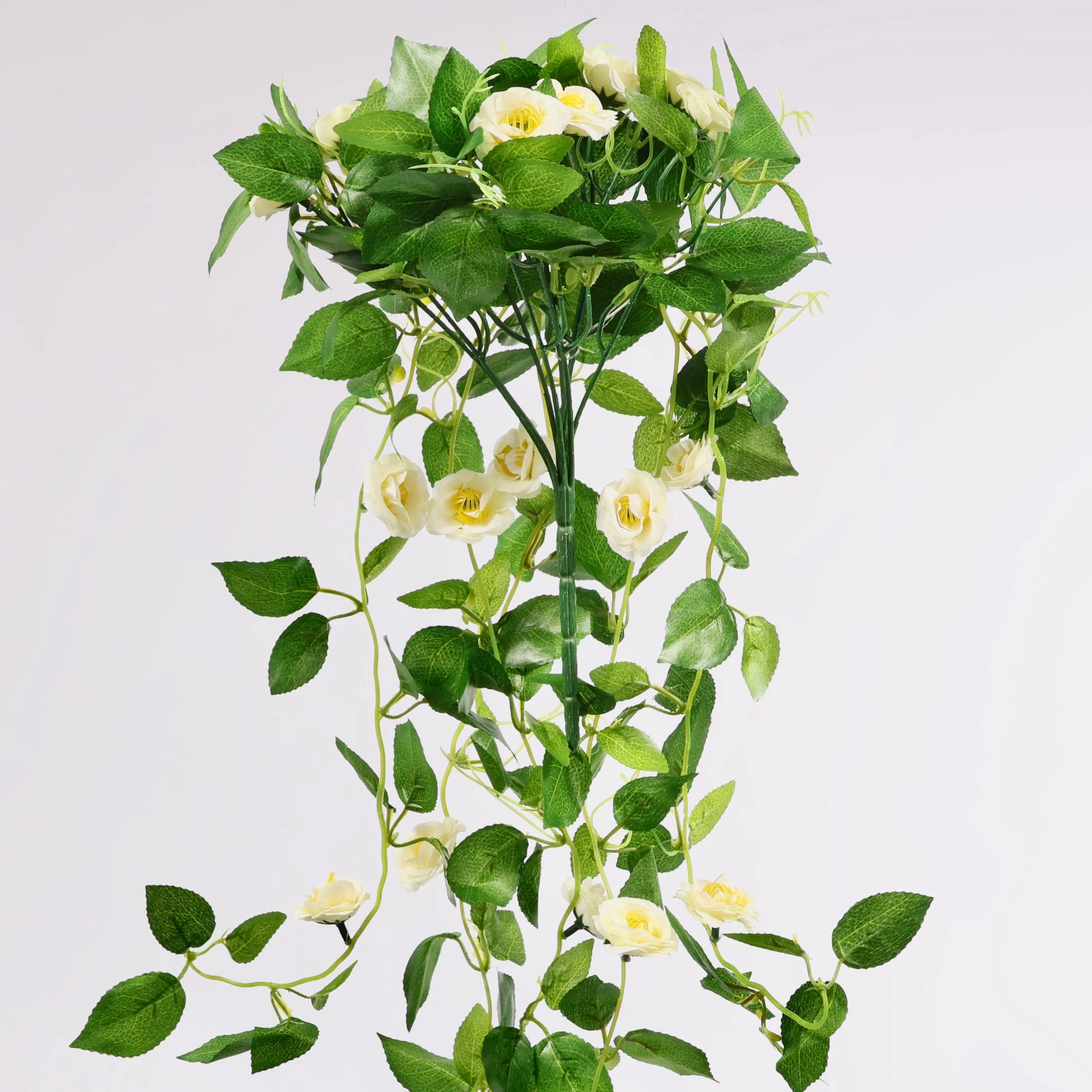 White Rose (3cm) Flower Waterfall Bouquet - 1m - Image 9