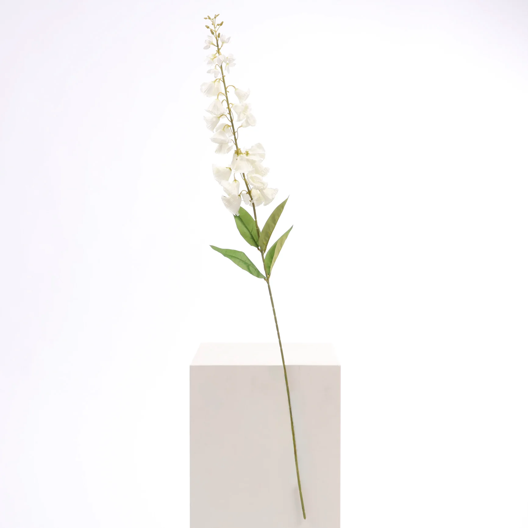 Artificial Foxglove - Large Stem - White - Image 4