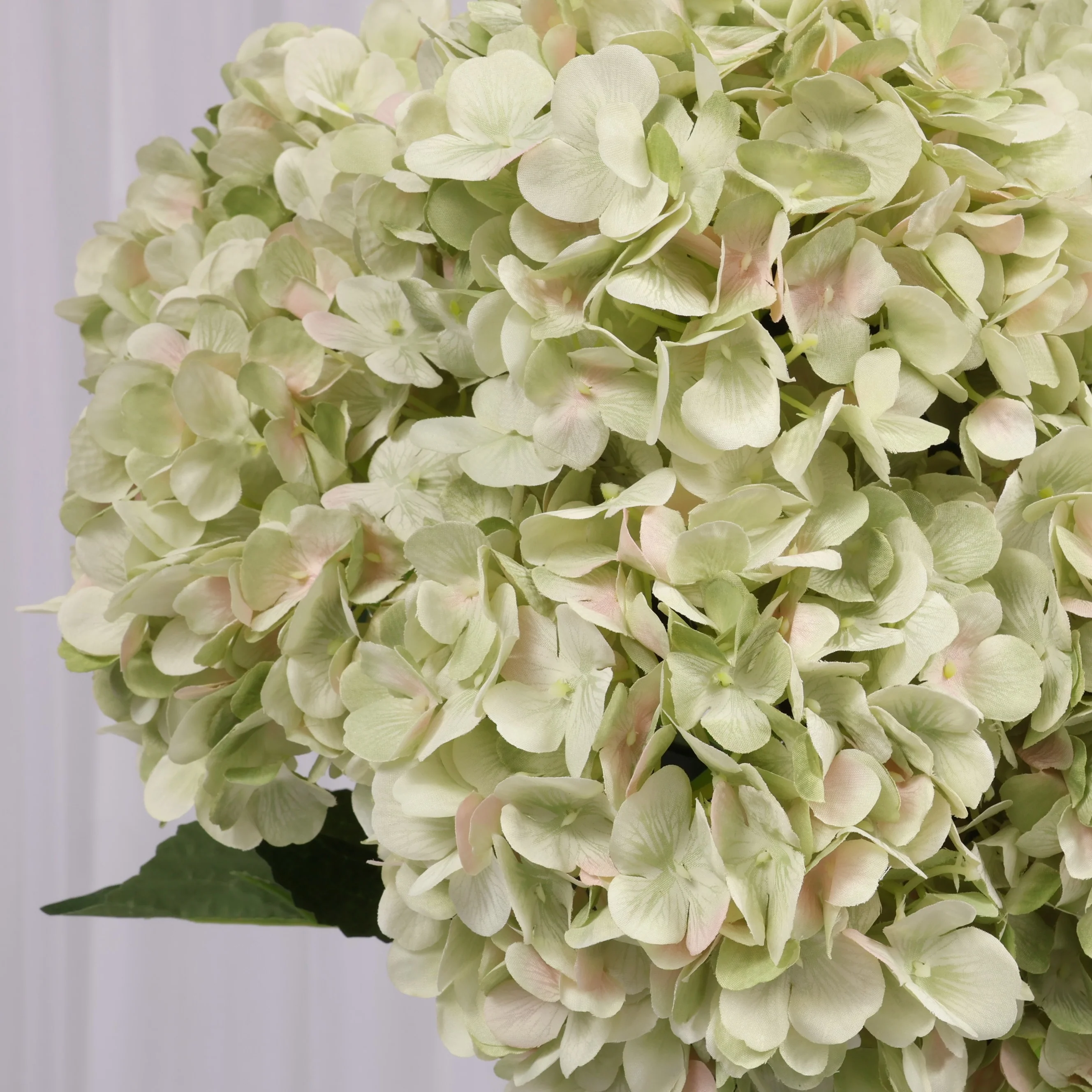 Artificial Hydrangea - Light Green - Image 4