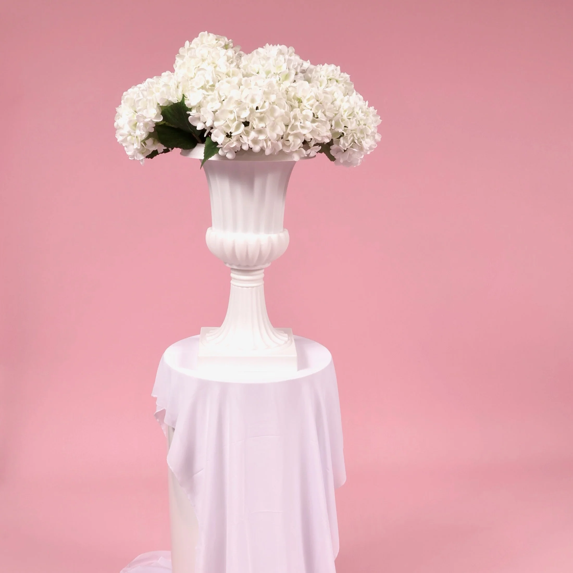 Artificial Hydrangea - White - Image 5