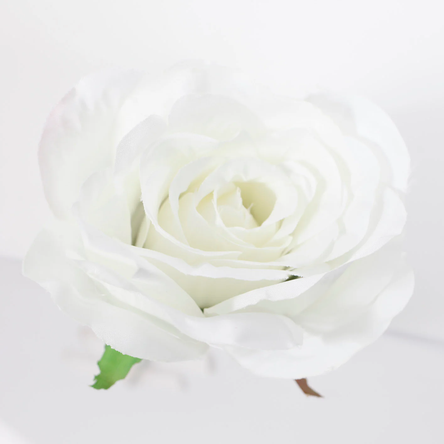 Artificial Peony Rose - White - Image 3