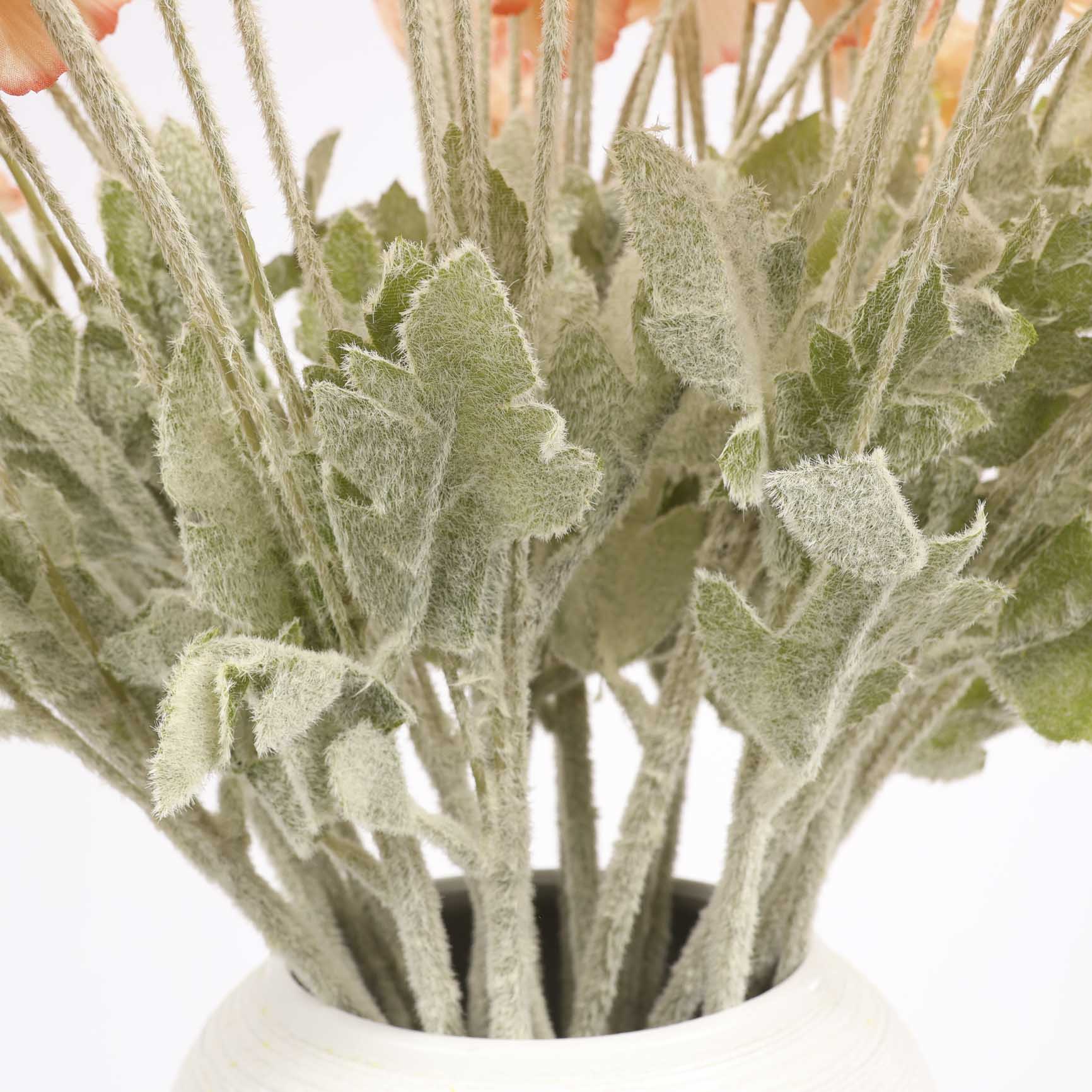 Artificial Poppy Spray - Peach - Image 6