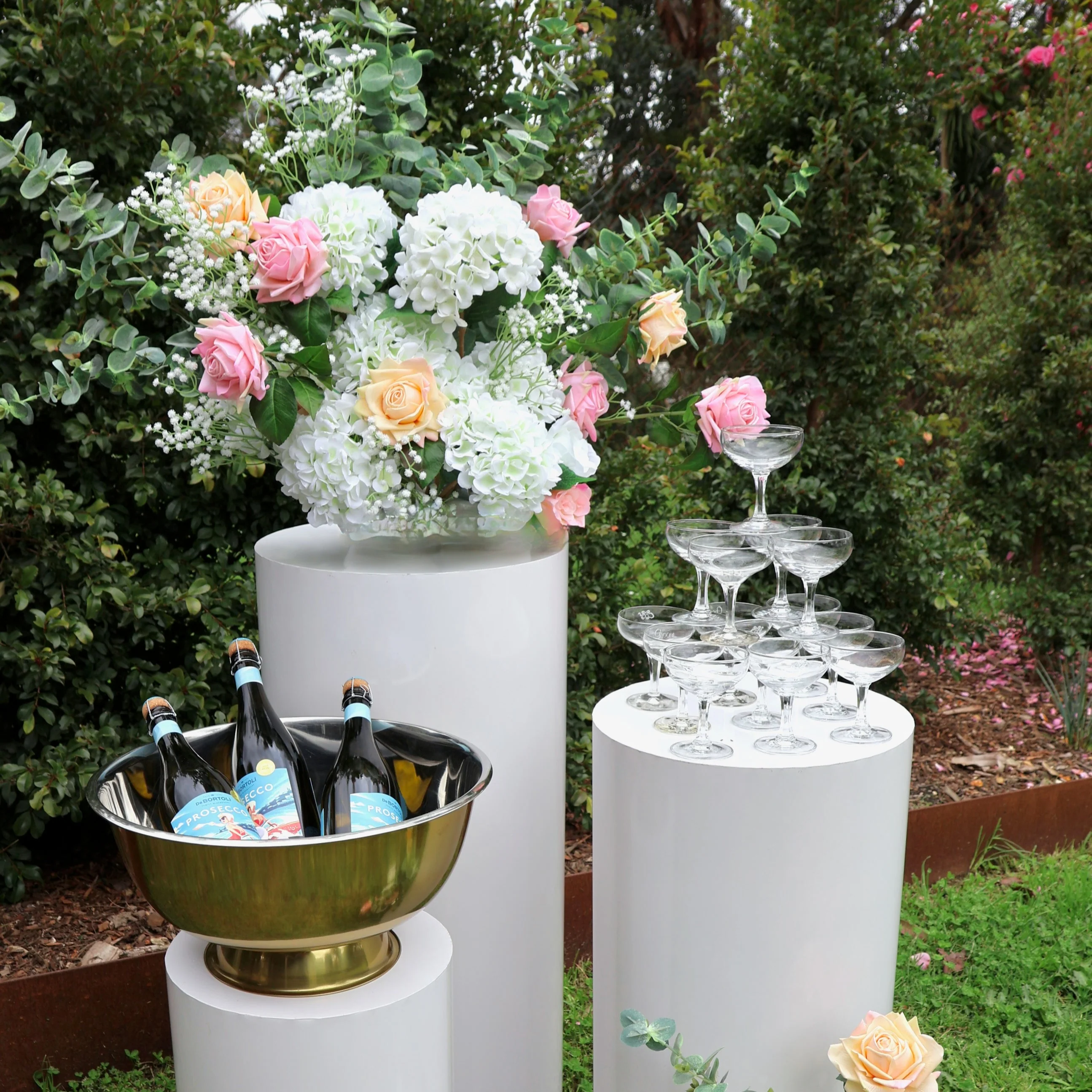 Artificial Hydrangea - White - Image 6