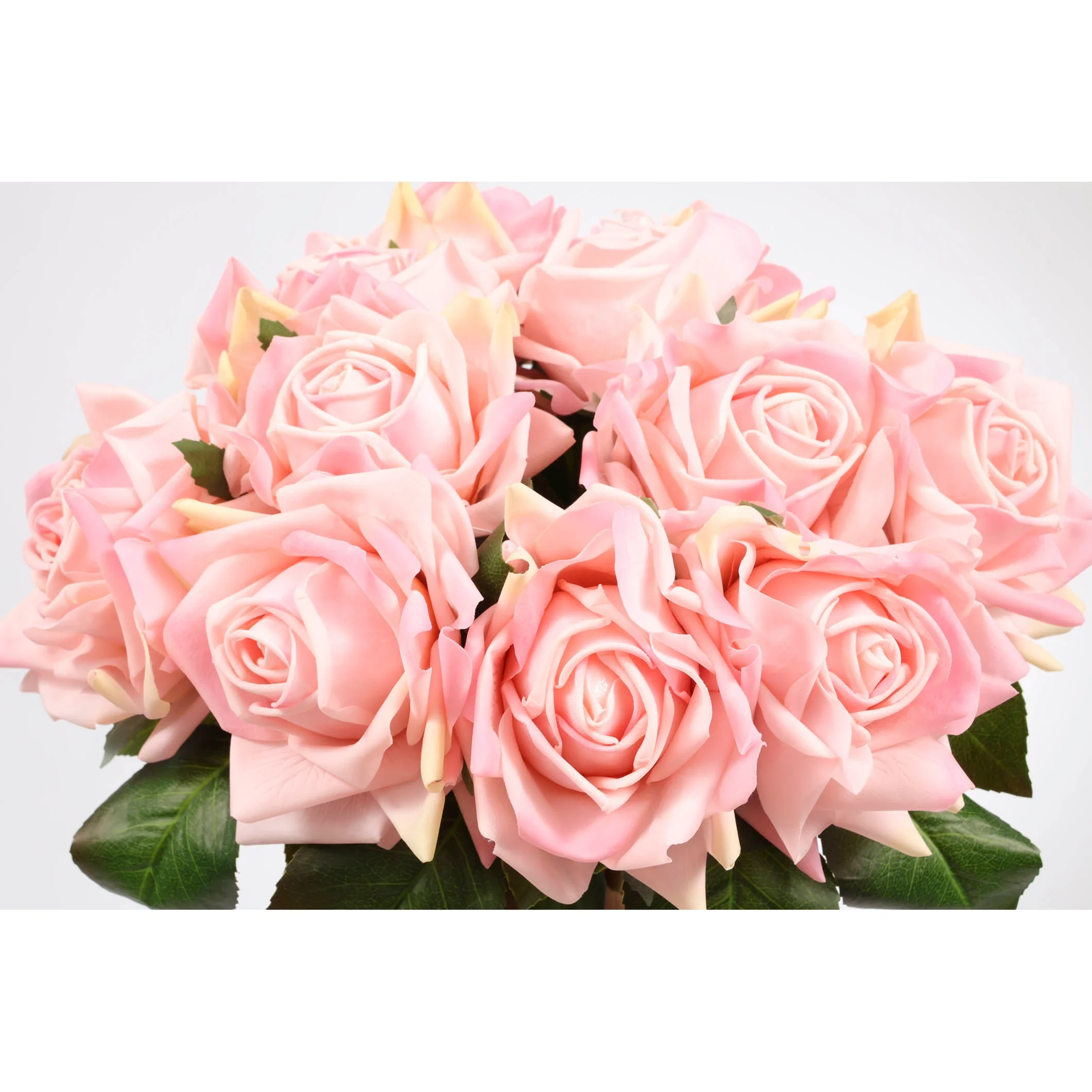 Artificial Real Touch Rose Stem - Blush - Image 6