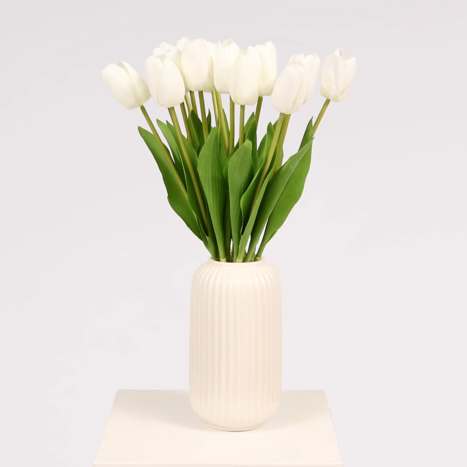 Artificial Tulip Stem- White - Image 2