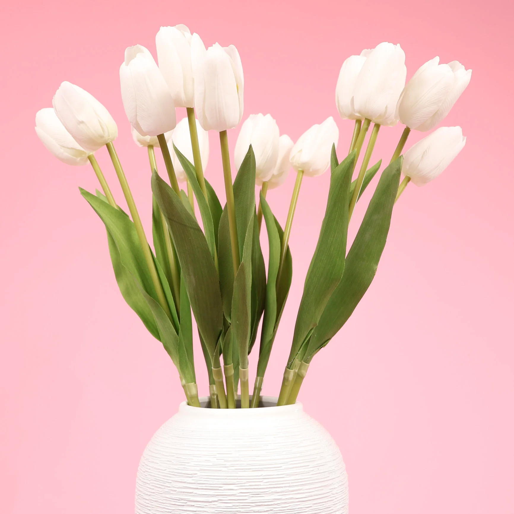Artificial Tulip Stem- White - Image 7