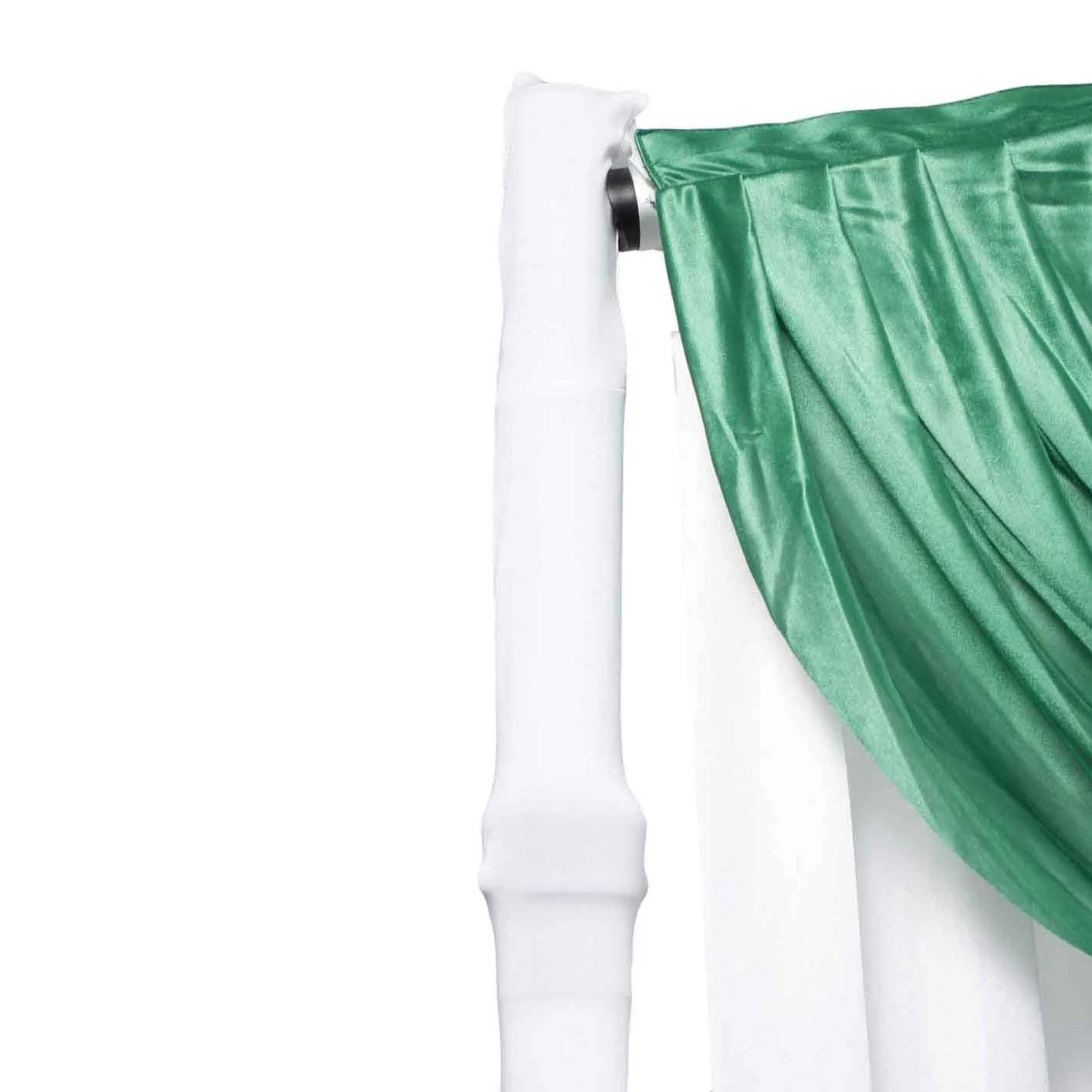 Lycra Spandex Upright Pole and Baseplate Cover Package - White - Image 3