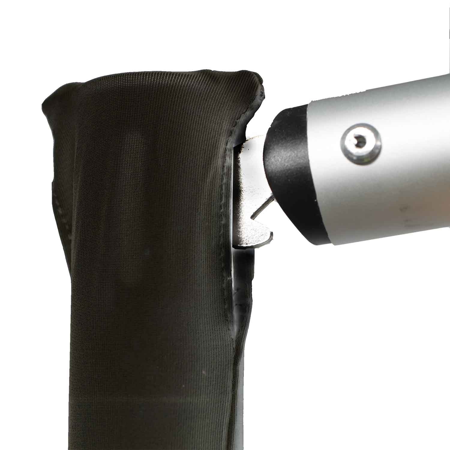 Lycra Spandex Upright Pole Cover - Black - Image 4