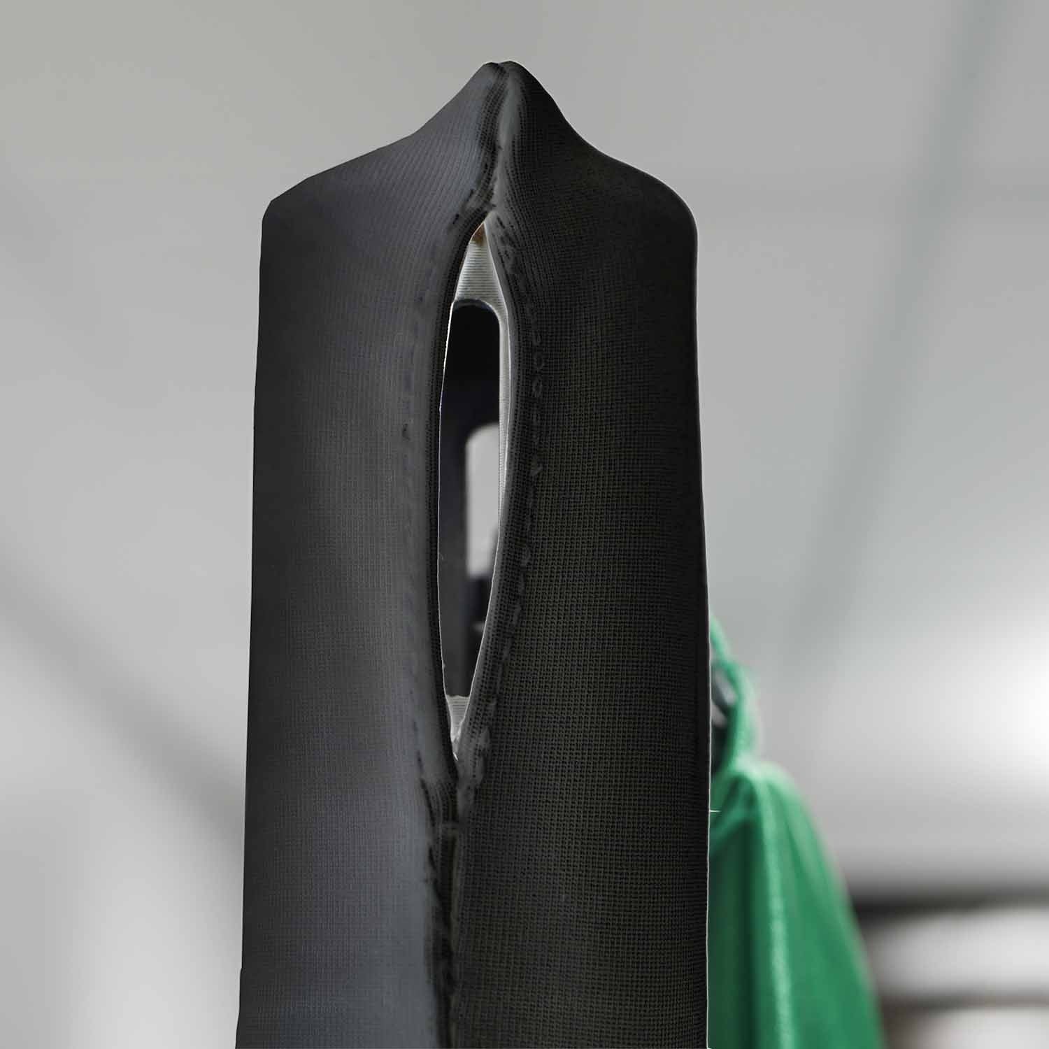 Lycra Spandex Upright Pole Cover - Black - Image 5