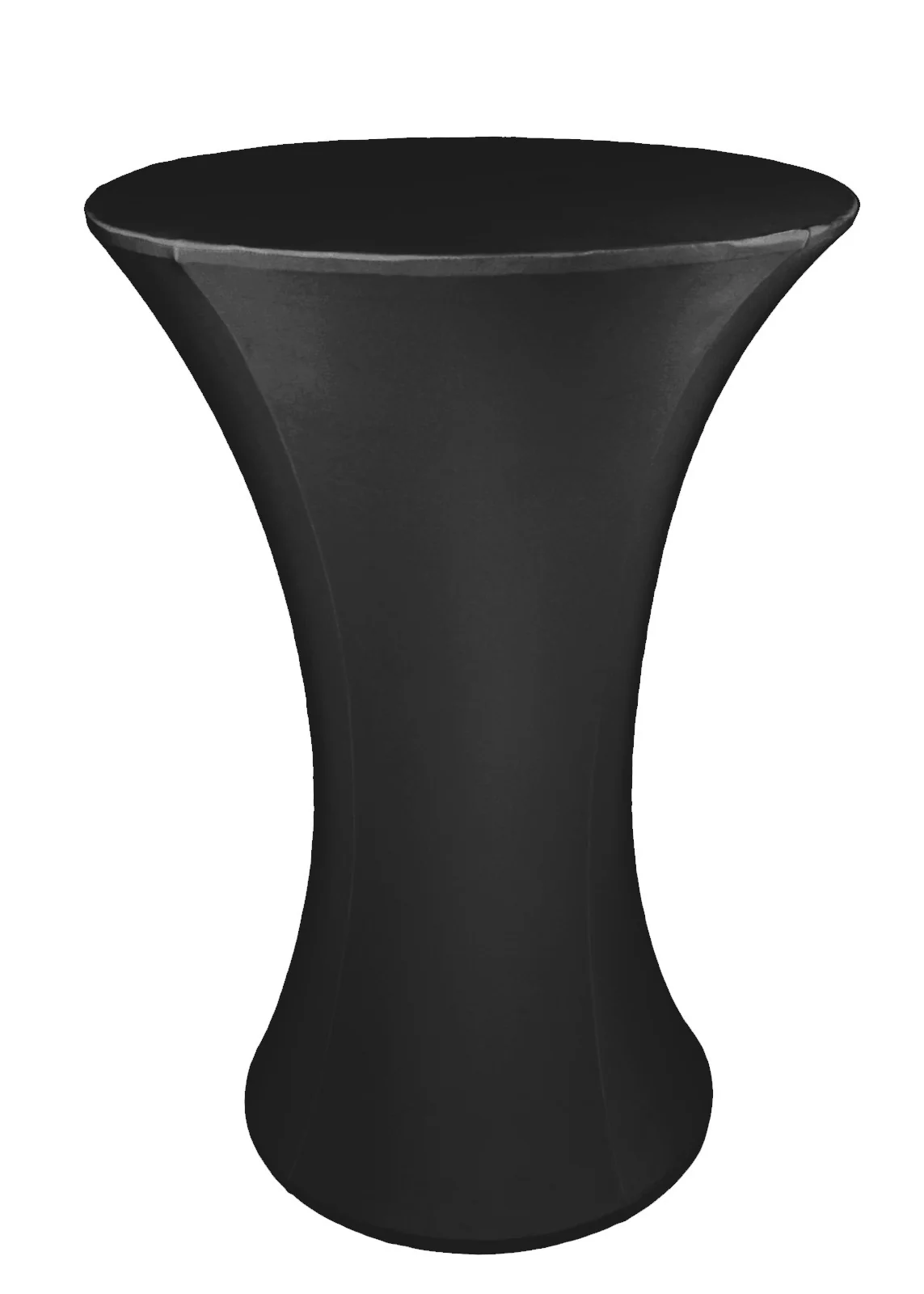 Cocktail Dry Bar Table Cover - Round Base - Black (70cm) - Image 2