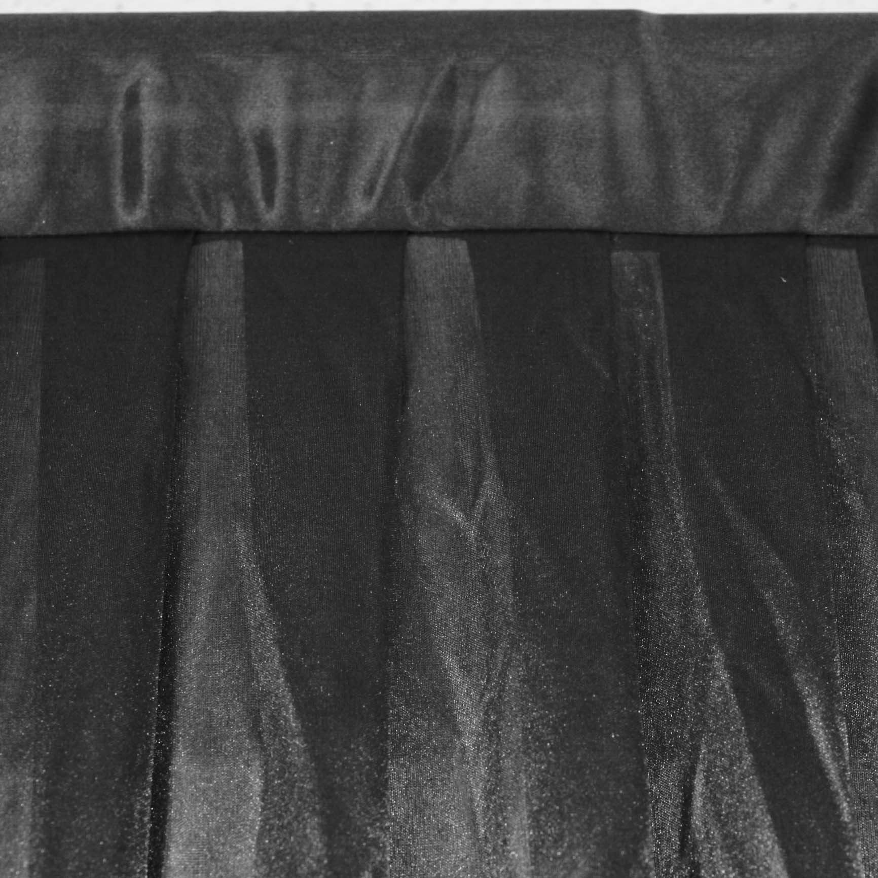 Ice Silk Satin Backdrops - No Swag - Black (3x3m) - Image 3