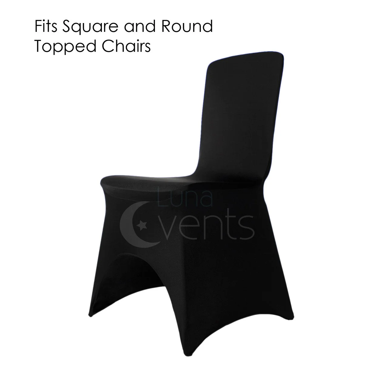 Lycra Chair Covers - Black (210gsm) - Image 5