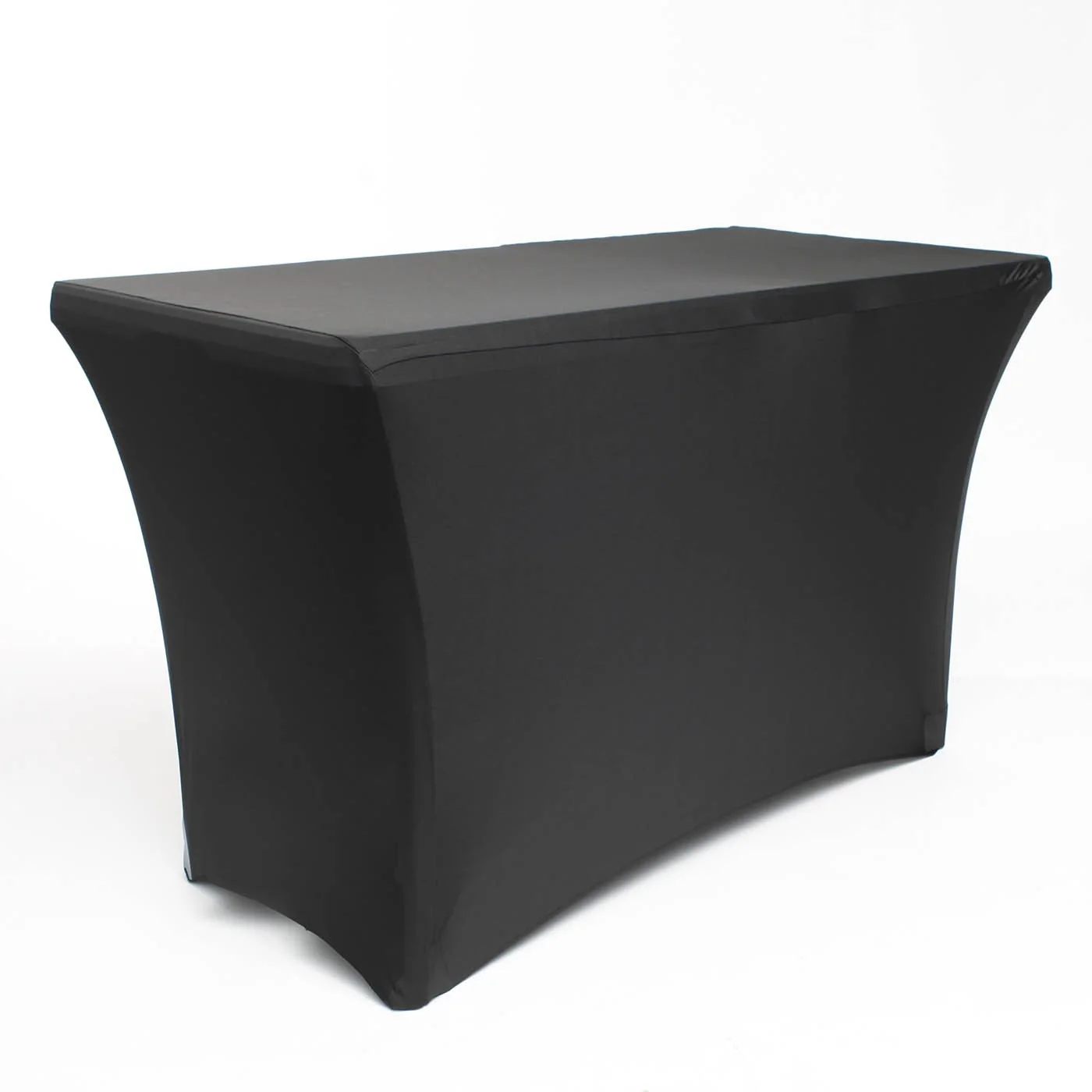 Lycra Fitted Tablecloth - Black (4ft)