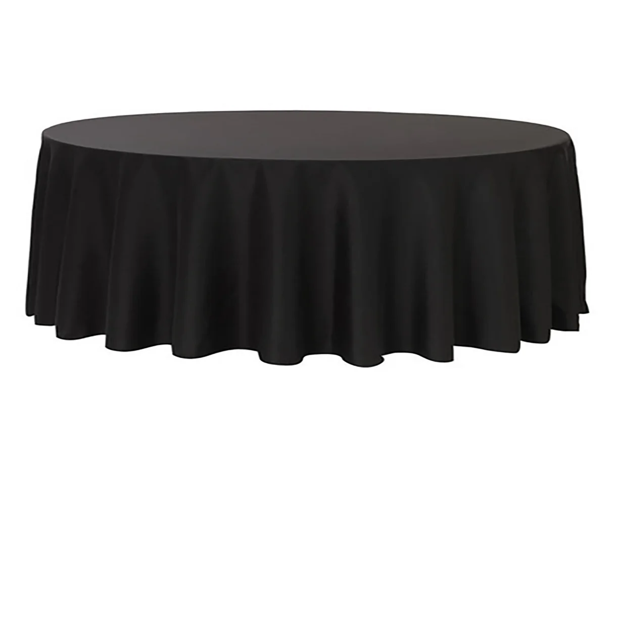 Round Tablecloth - Black (150cm)