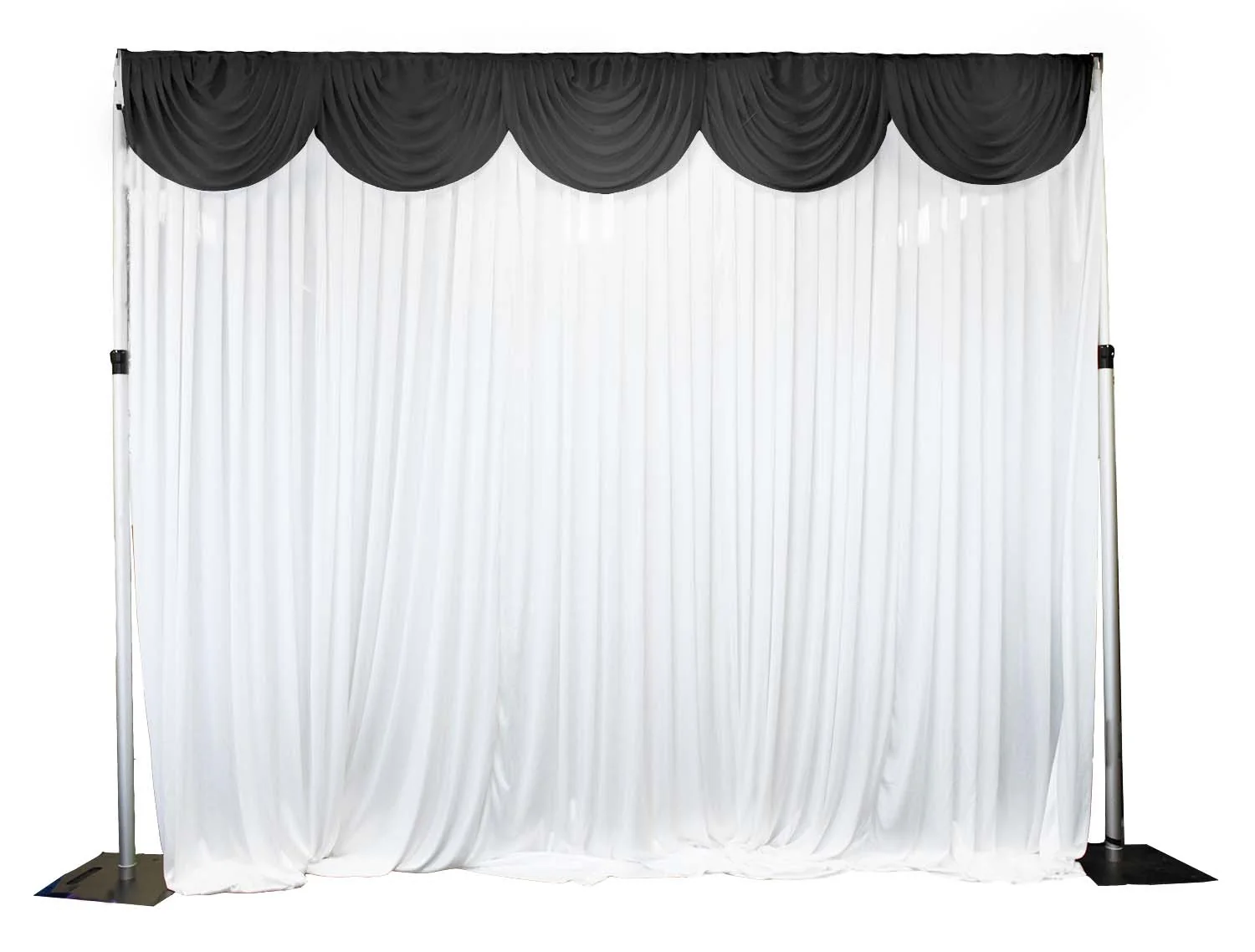 Ice Silk Satin Swag - Black (3m) - Image 3