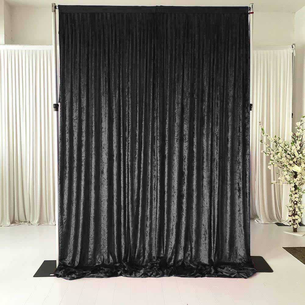 Velvet Backdrop Curtain - Black (3x3m) - Image 6