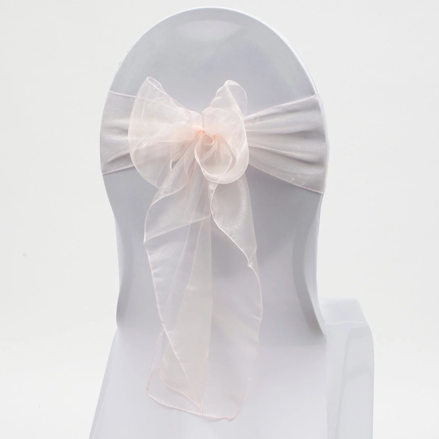 Organza Chair Sashes - Blush - Image 2