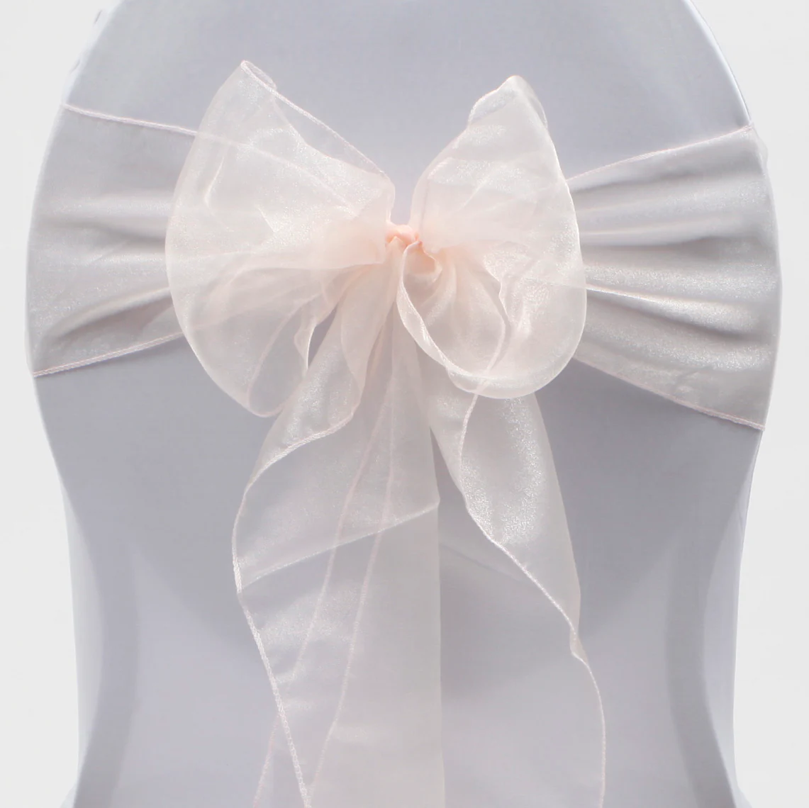Organza Chair Sashes - Blush - Image 5