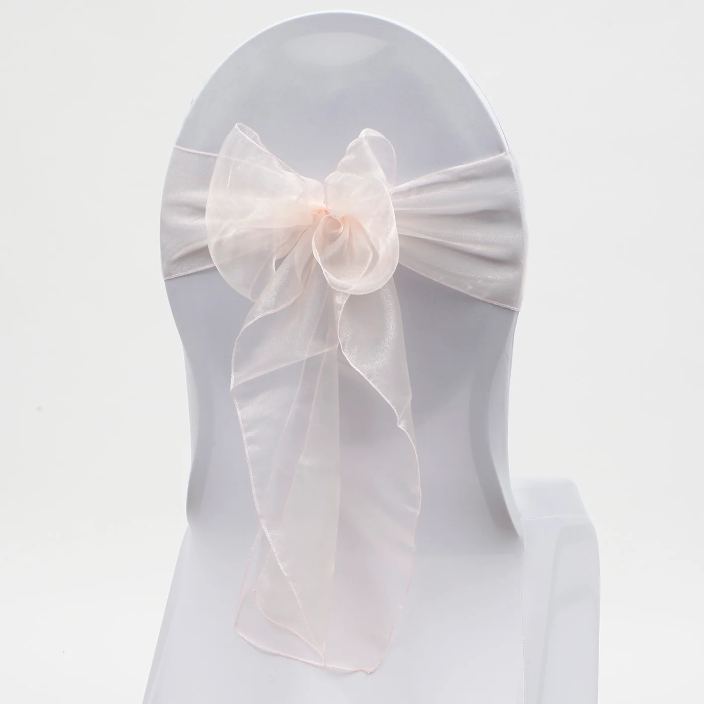 Organza Chair Sashes - Blush - Image 6