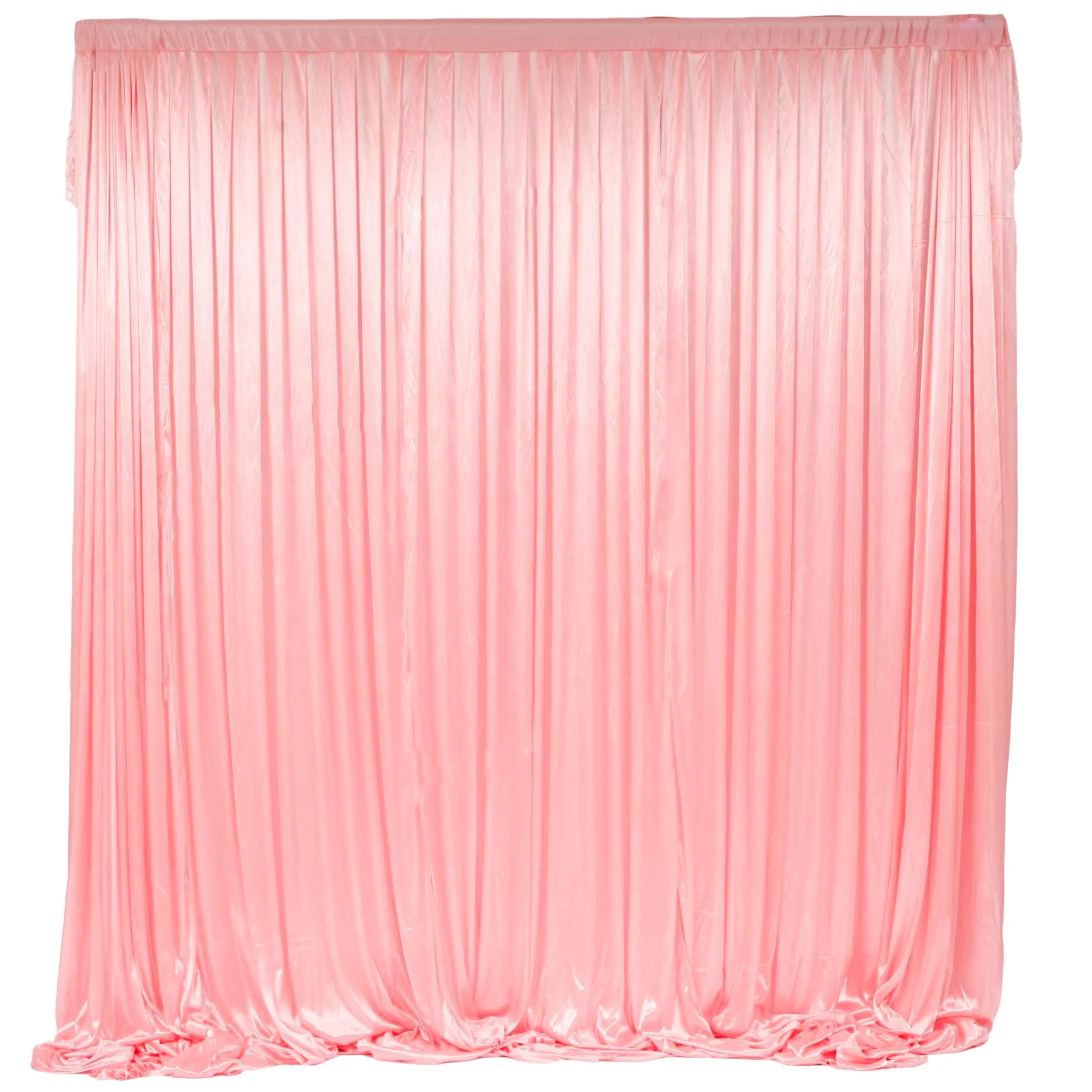 CLEARANCE Ice Silk Satin Backdrops - No Swag - Blush (3x3m)