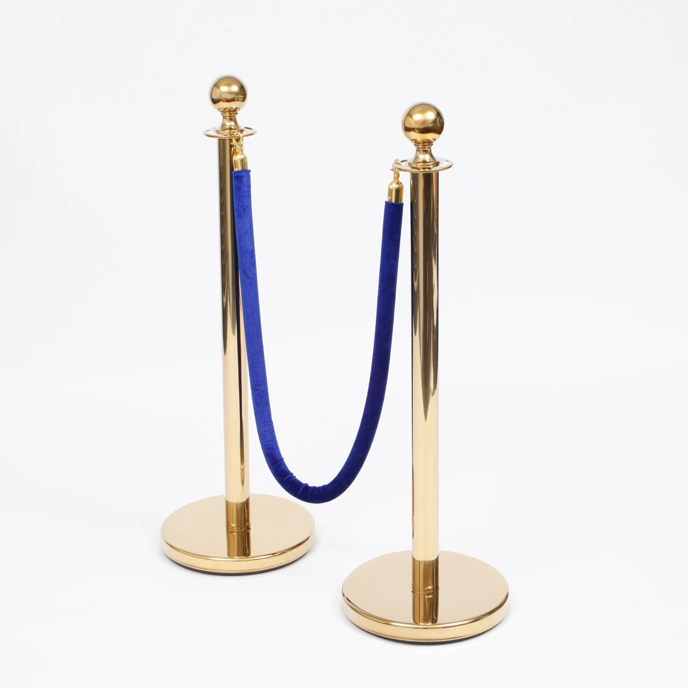 Bollard / Stanchion Pole & Base - Gold - Image 5