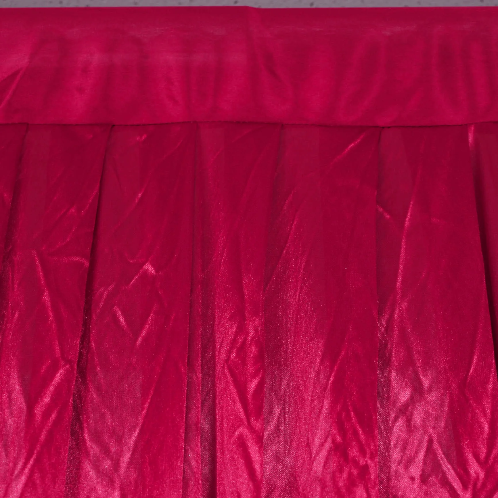 CLEARANCE Ice Silk Satin Backdrops - No Swag - Burgundy (3x3m) - Image 3