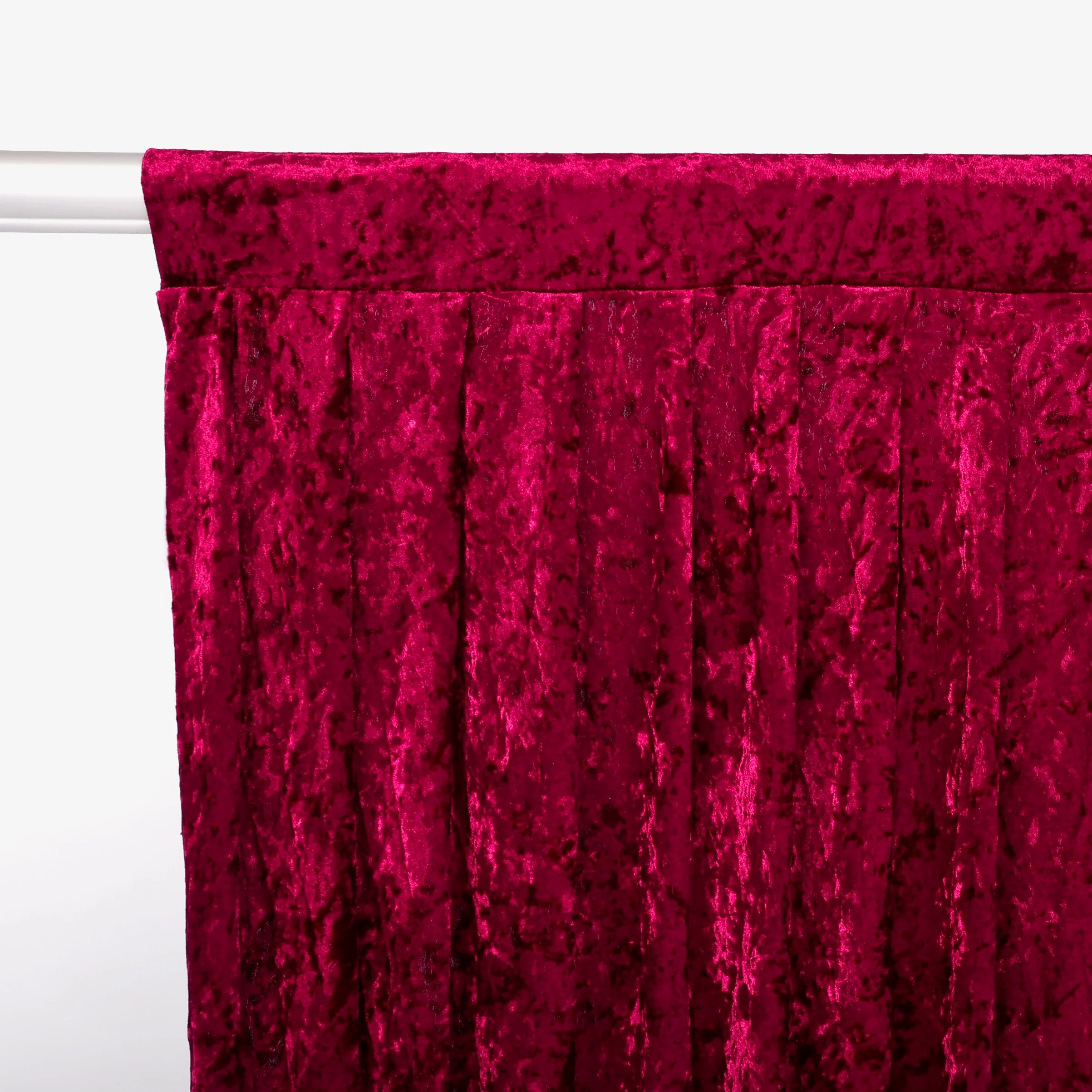 Velvet Backdrop Curtain - Burgundy (3x3m) - Image 3