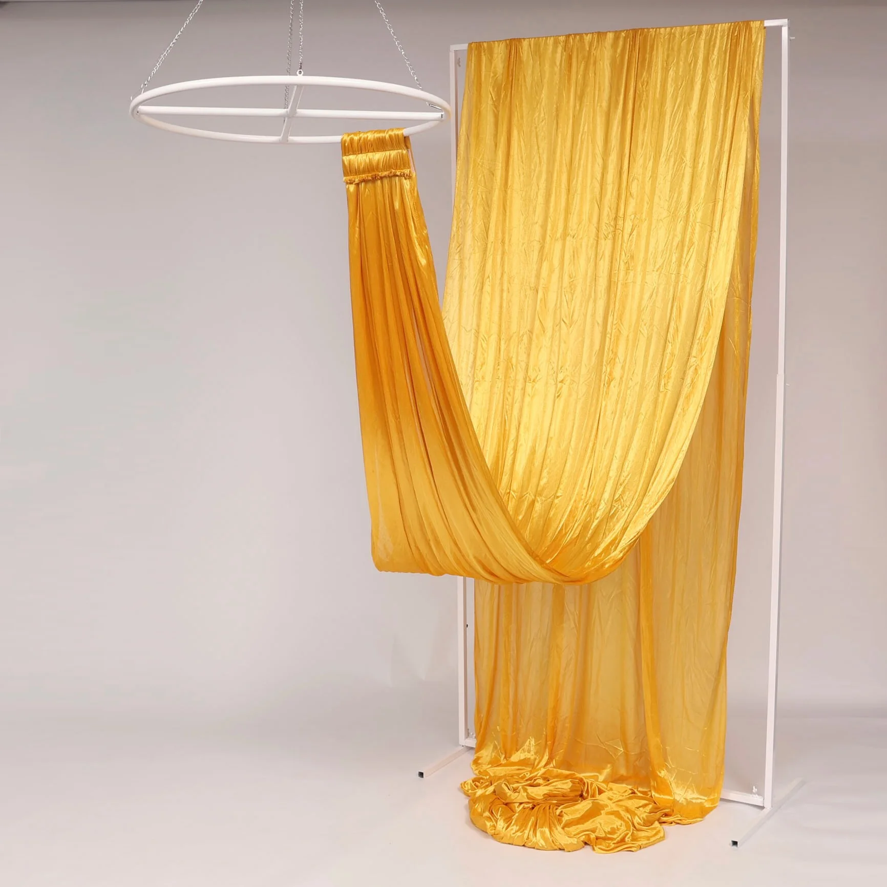 Ceiling Drape Ice Silk Satin - Gold (10m) - Image 2