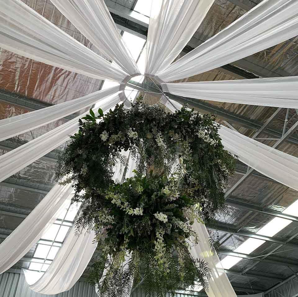 Ceiling Drape Ice Silk - Light Pink (10m) - Image 7
