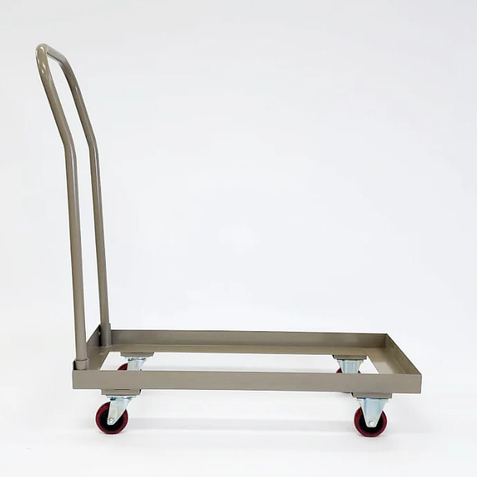 Americana Chair Trolley - Grey - Detachable Handle with Castor Wheels - Image 2