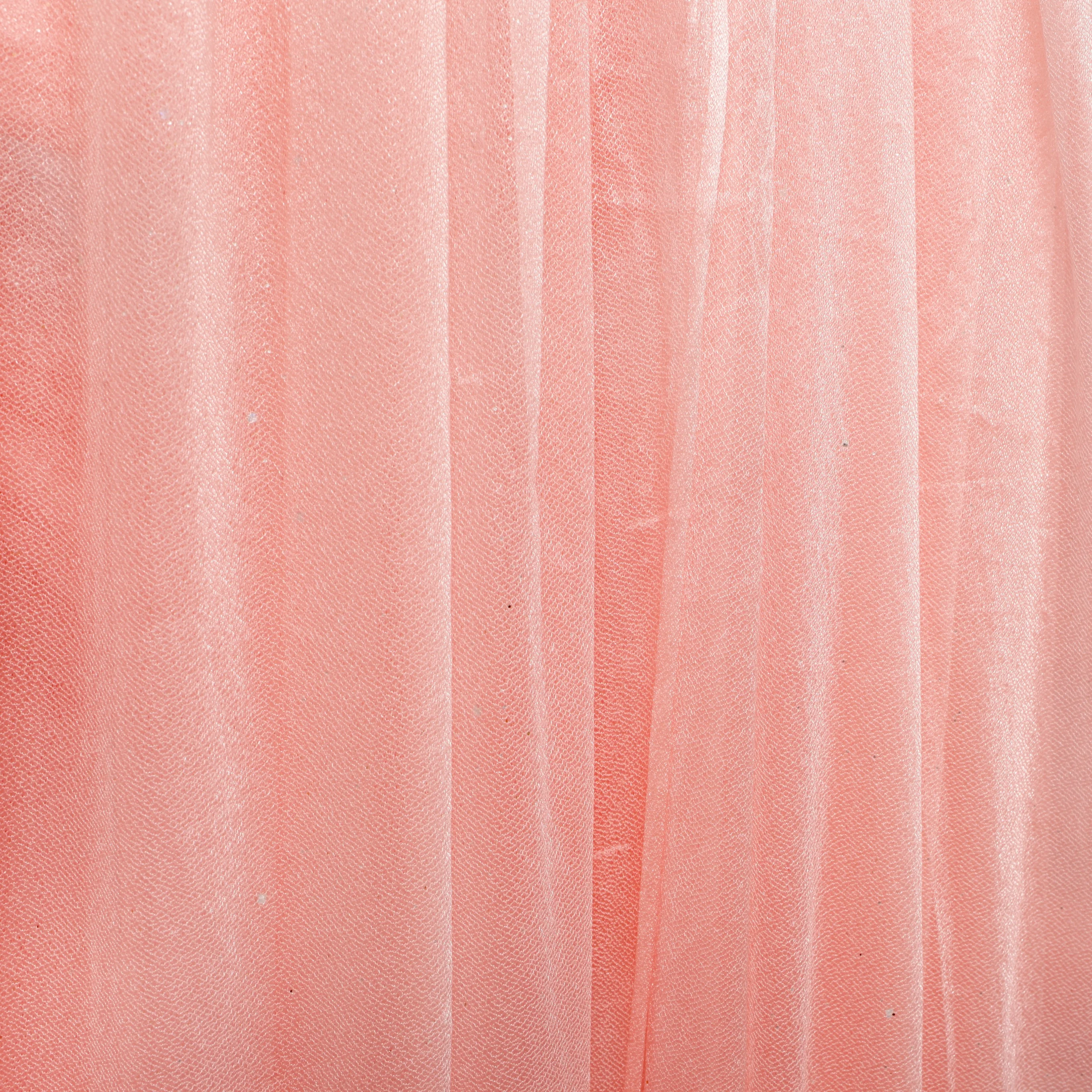Sheer Stretch Crepe Chiffon Fabric - Blush (1.5x30m) - Image 4
