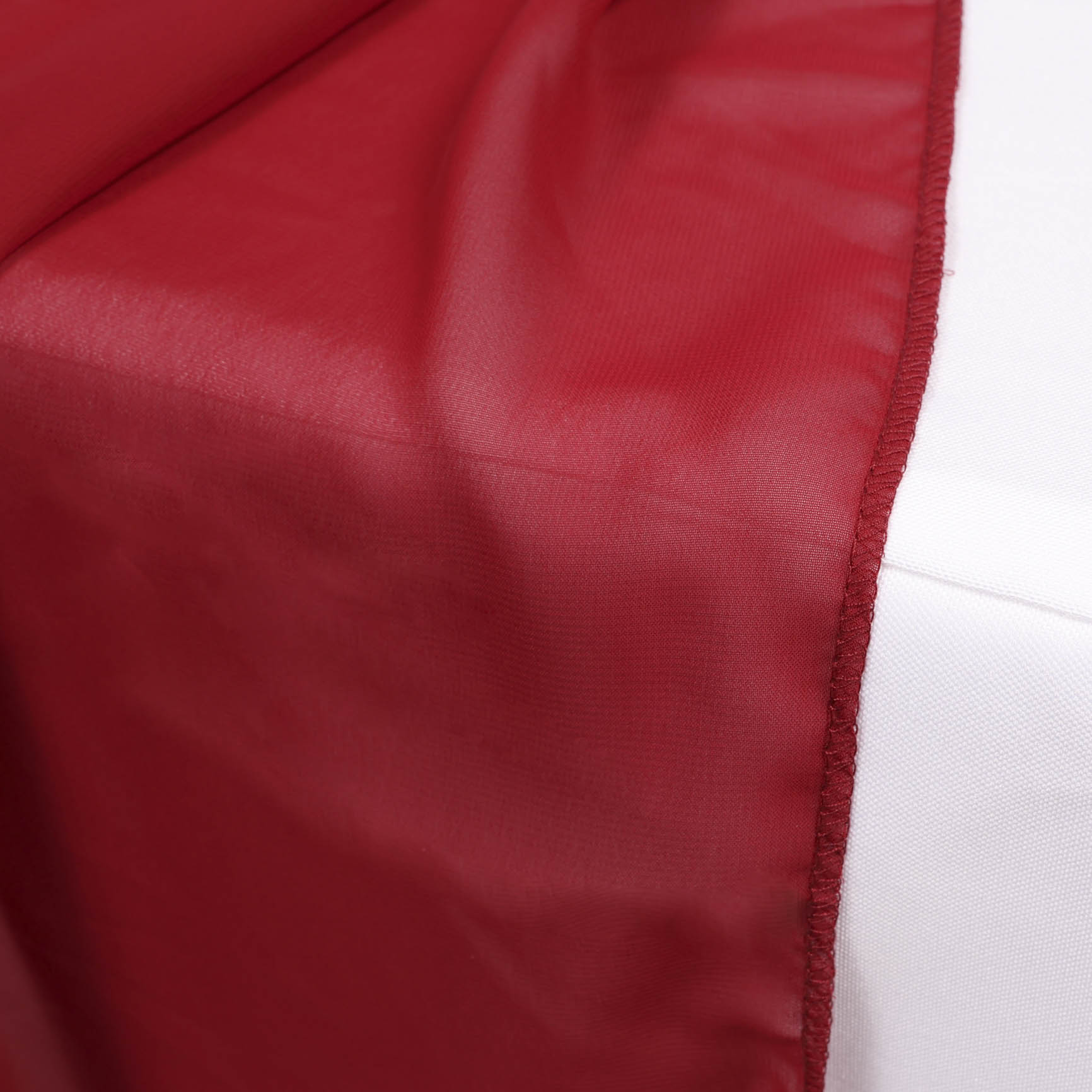 Chiffon Table Runner - Burgundy - Image 3