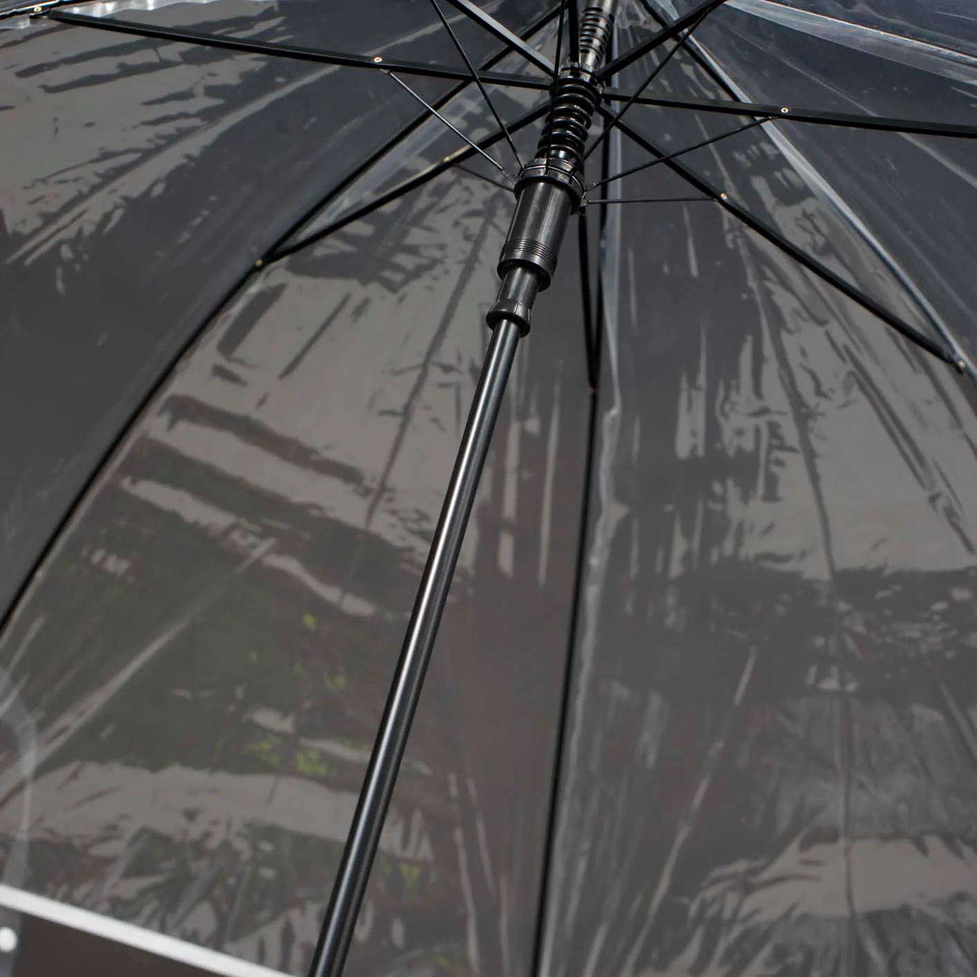 Clear Dome Wedding Umbrella - Image 4
