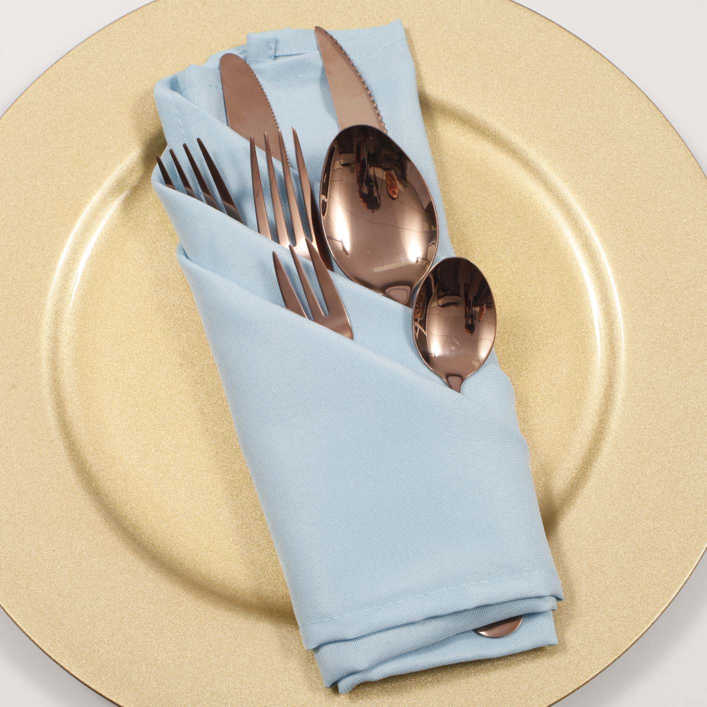 Cloth Napkins - Light Blue (50x50cm) - Image 2
