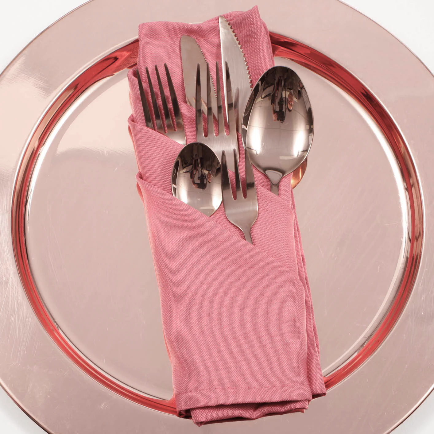 Cloth Napkins - Dusty Rose (50x50cm) - Image 2