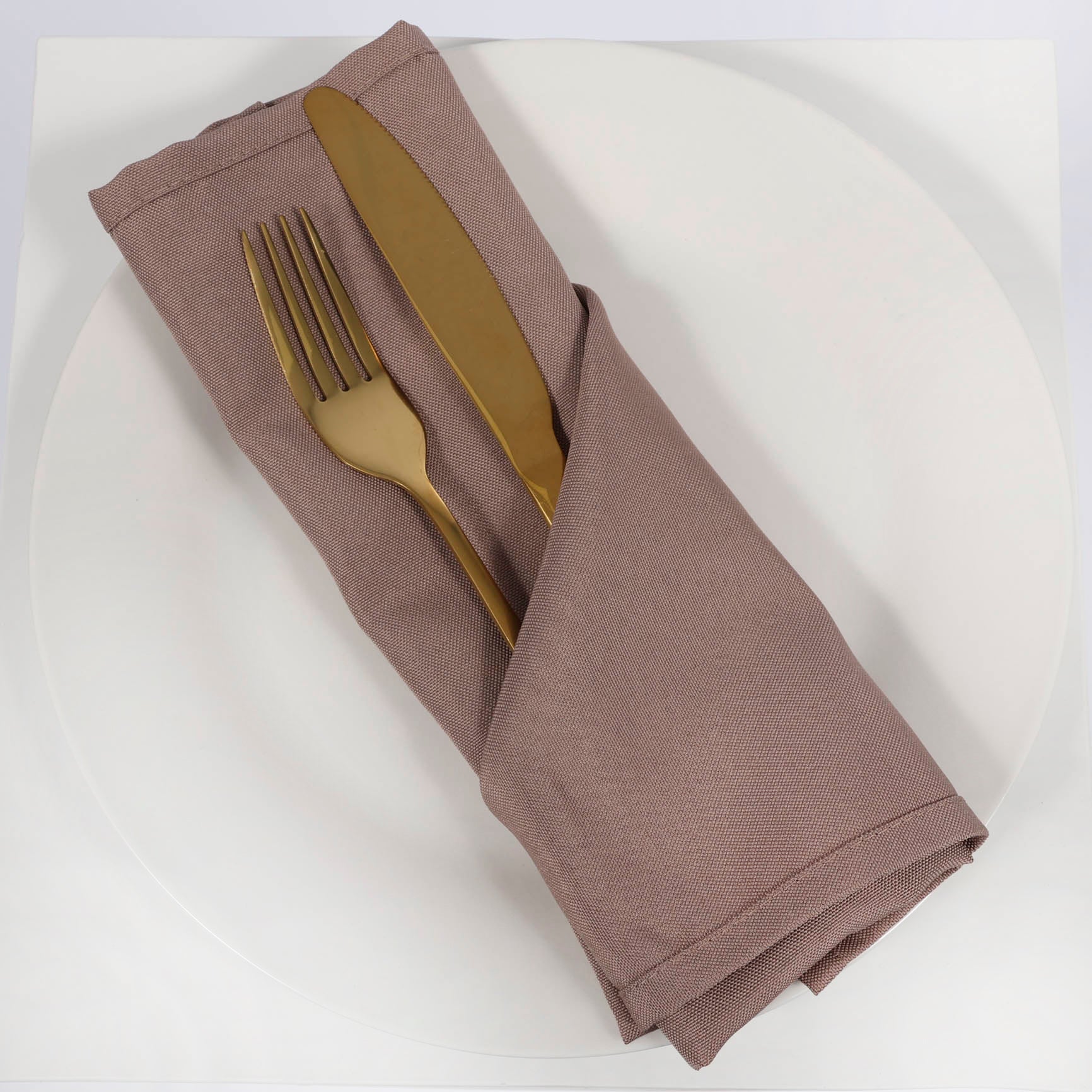 Cloth Napkins - Mocha (50x50cm) - Image 2